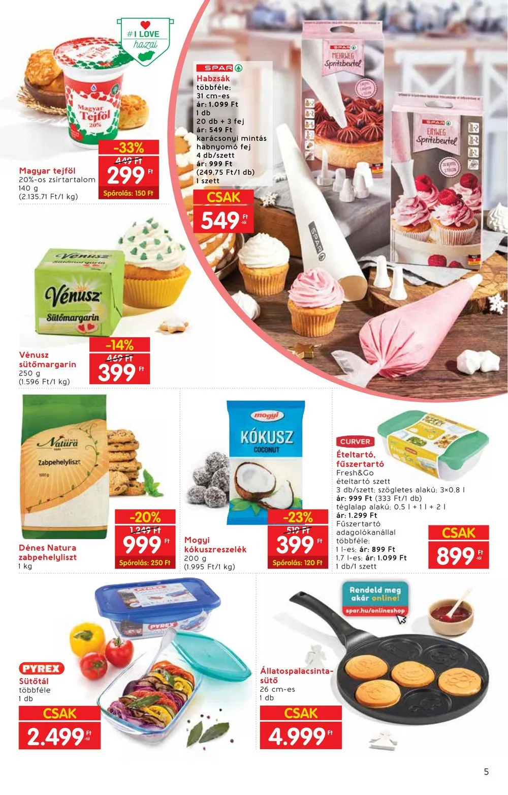 Interspar akciós újság Ajandekkatalogus 10.18–11.15 – 5. oldal
