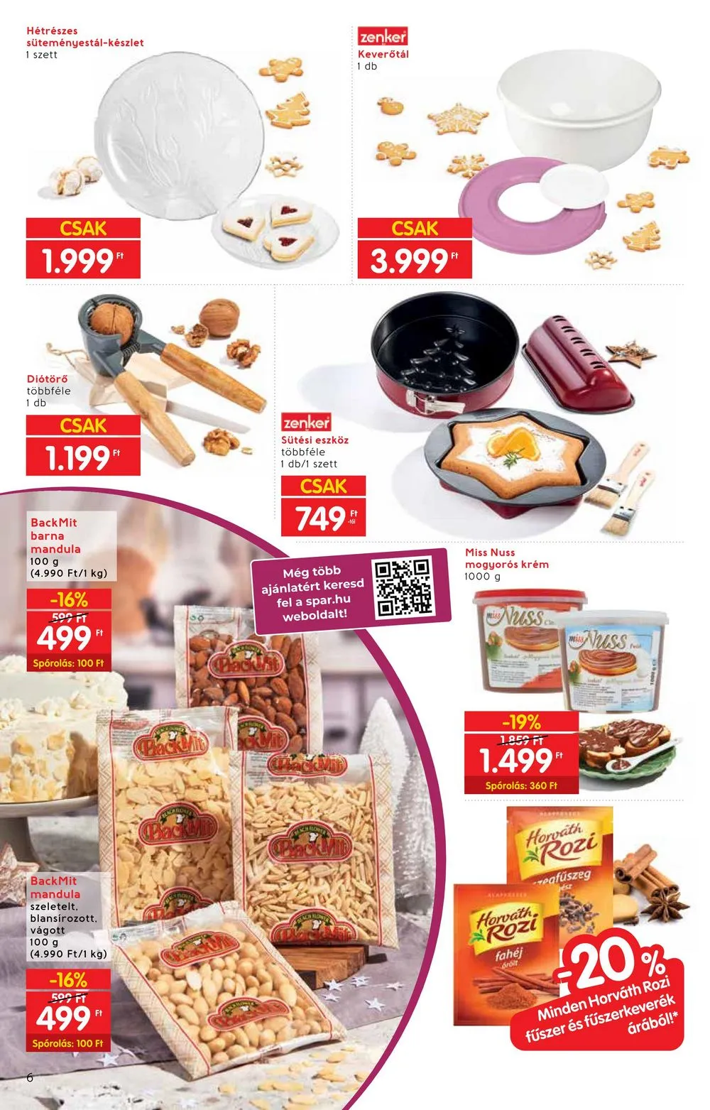 Interspar akciós újság Ajandekkatalogus 10.18–11.15 – 6. oldal