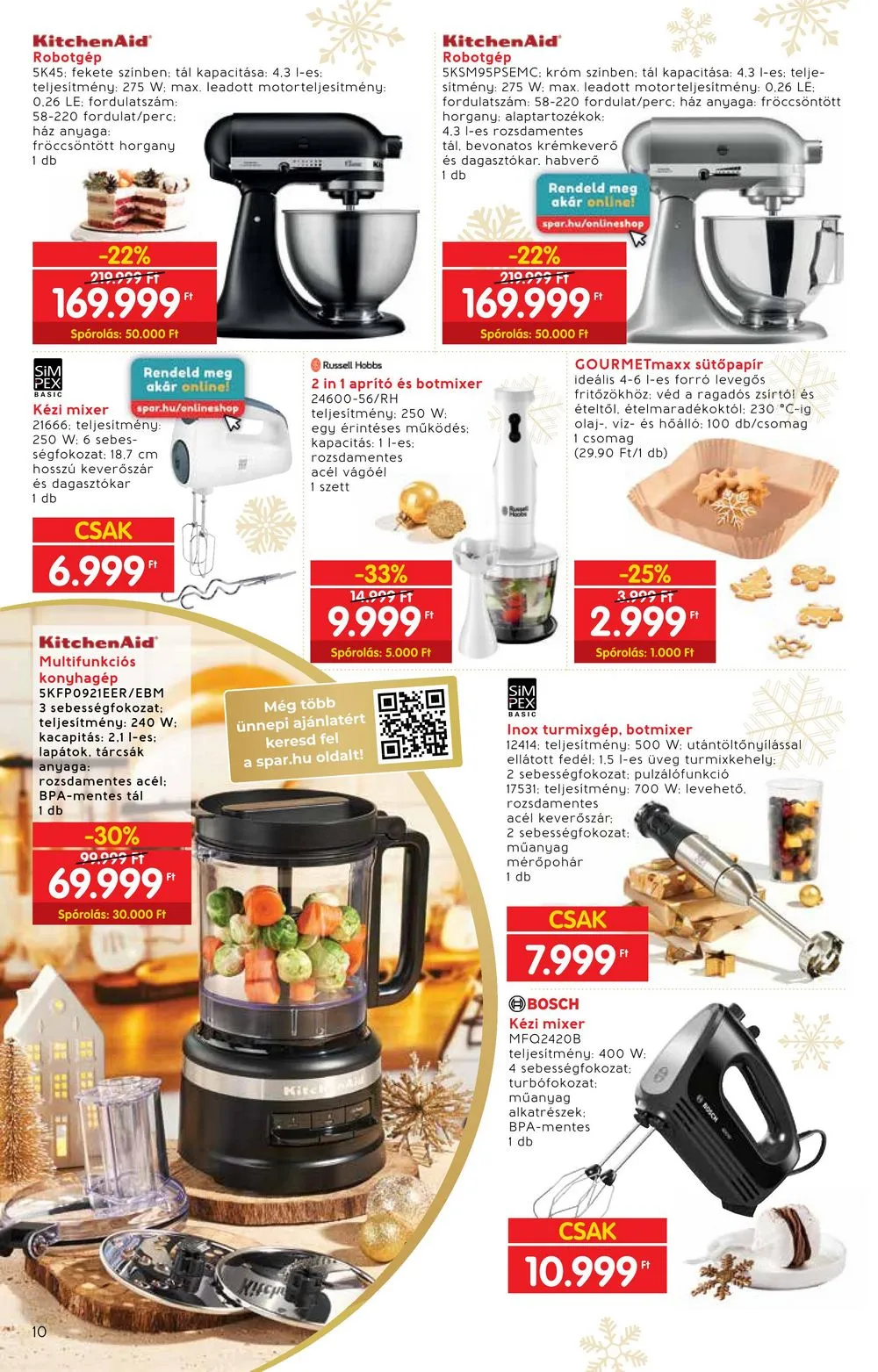 Interspar akciós újság Ajandekok 11.22–12.24 – 10. oldal