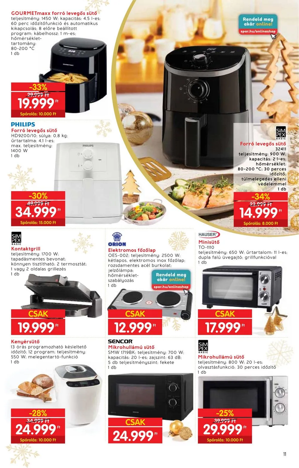 Interspar akciós újság Ajandekok 11.22–12.24 – 11. oldal