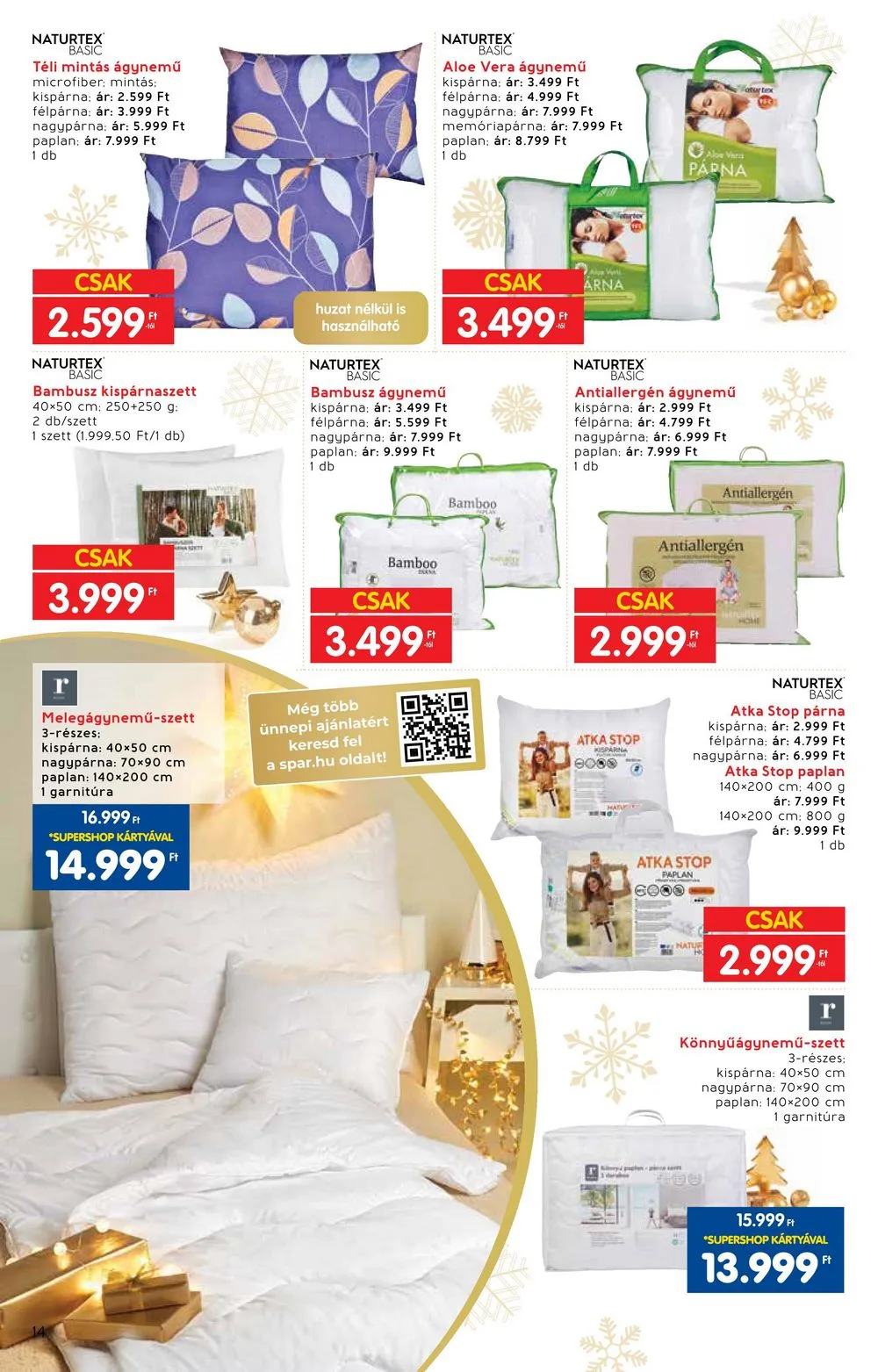 Interspar akciós újság Ajandekok 11.22–12.24 – 14. oldal