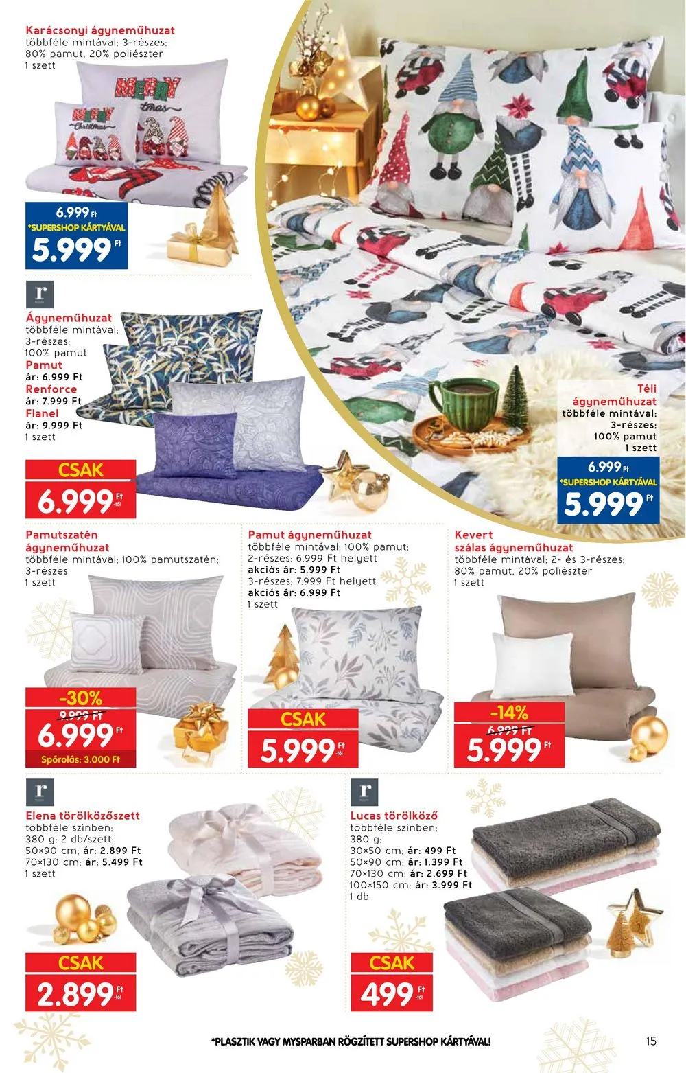 Interspar akciós újság Ajandekok 11.22–12.24 – 15. oldal