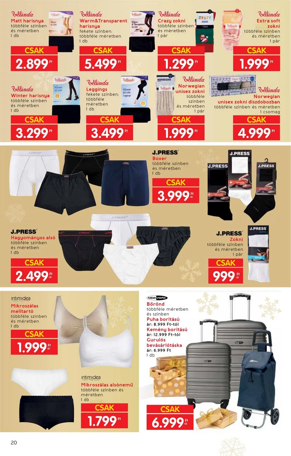 Interspar akciós újság Ajandekok 11.22–12.24 – 20. oldal