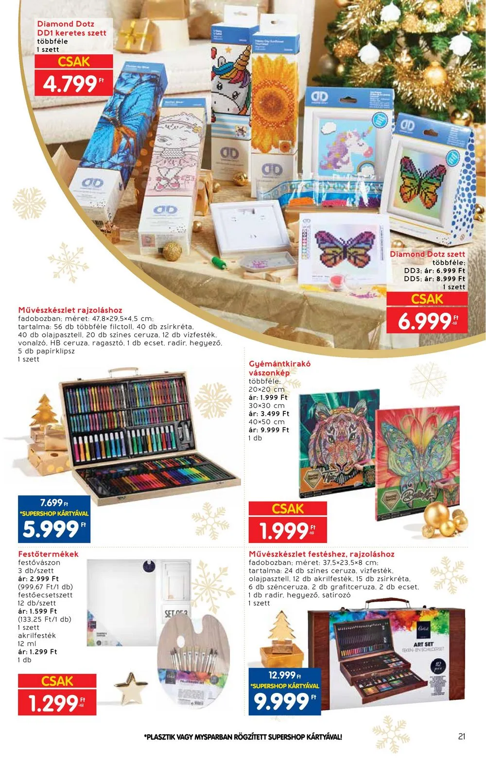 Interspar akciós újság Ajandekok 11.22–12.24 – 21. oldal