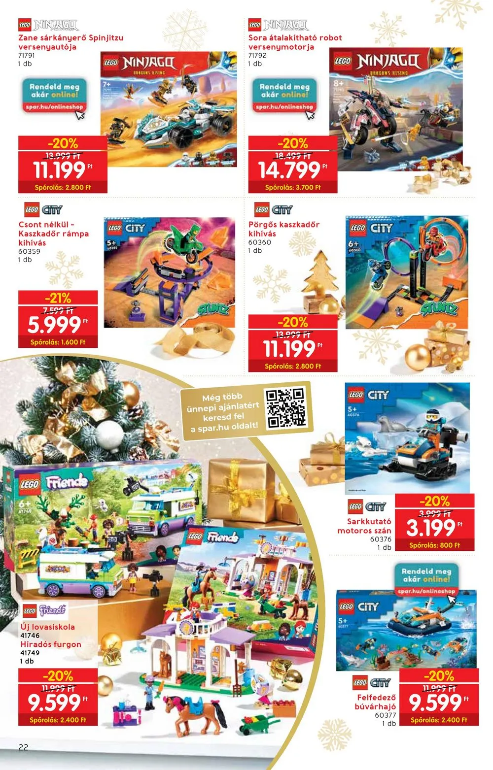 Interspar akciós újság Ajandekok 11.22–12.24 – 22. oldal