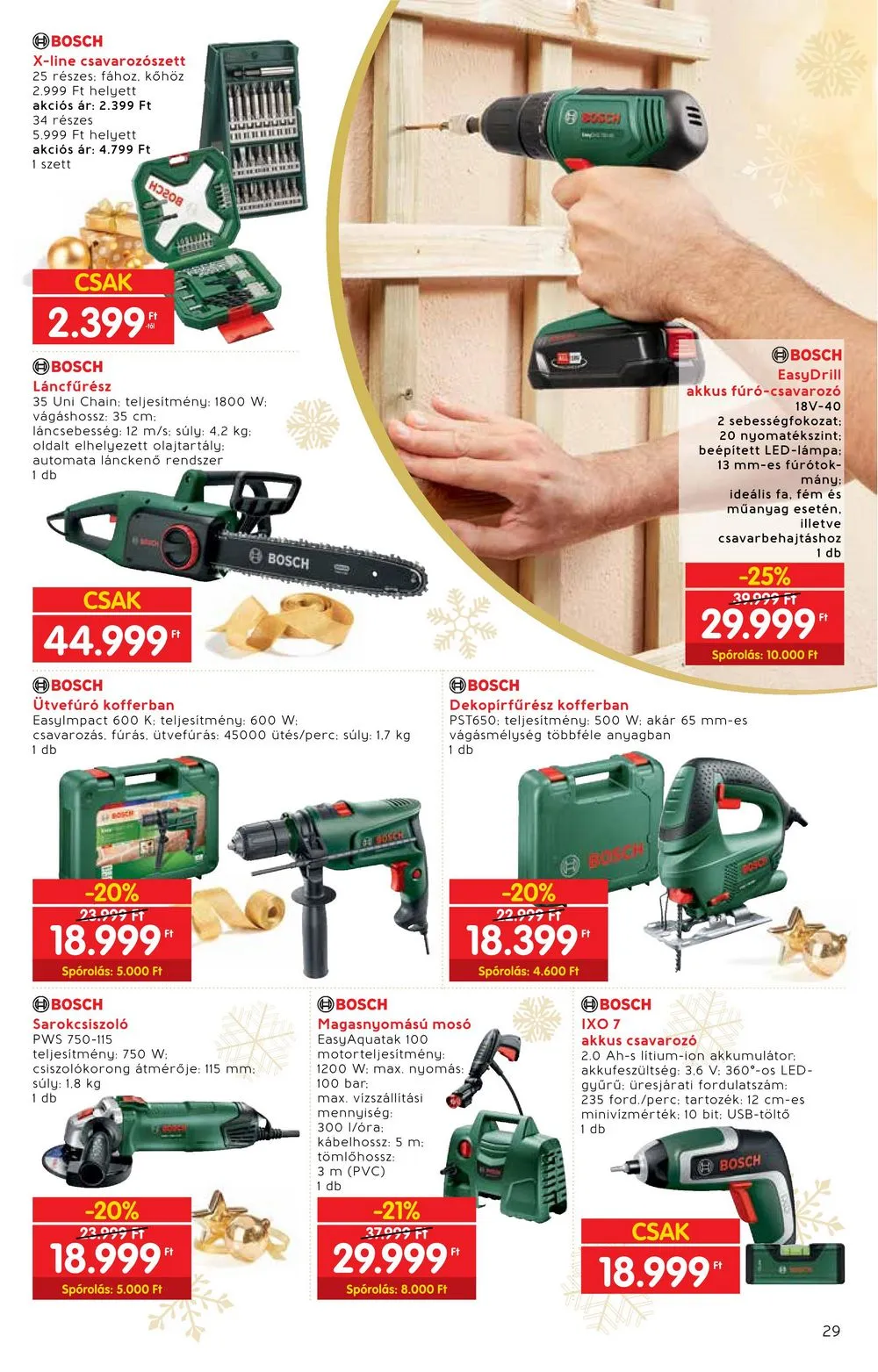 Interspar akciós újság Ajandekok 11.22–12.24 – 29. oldal