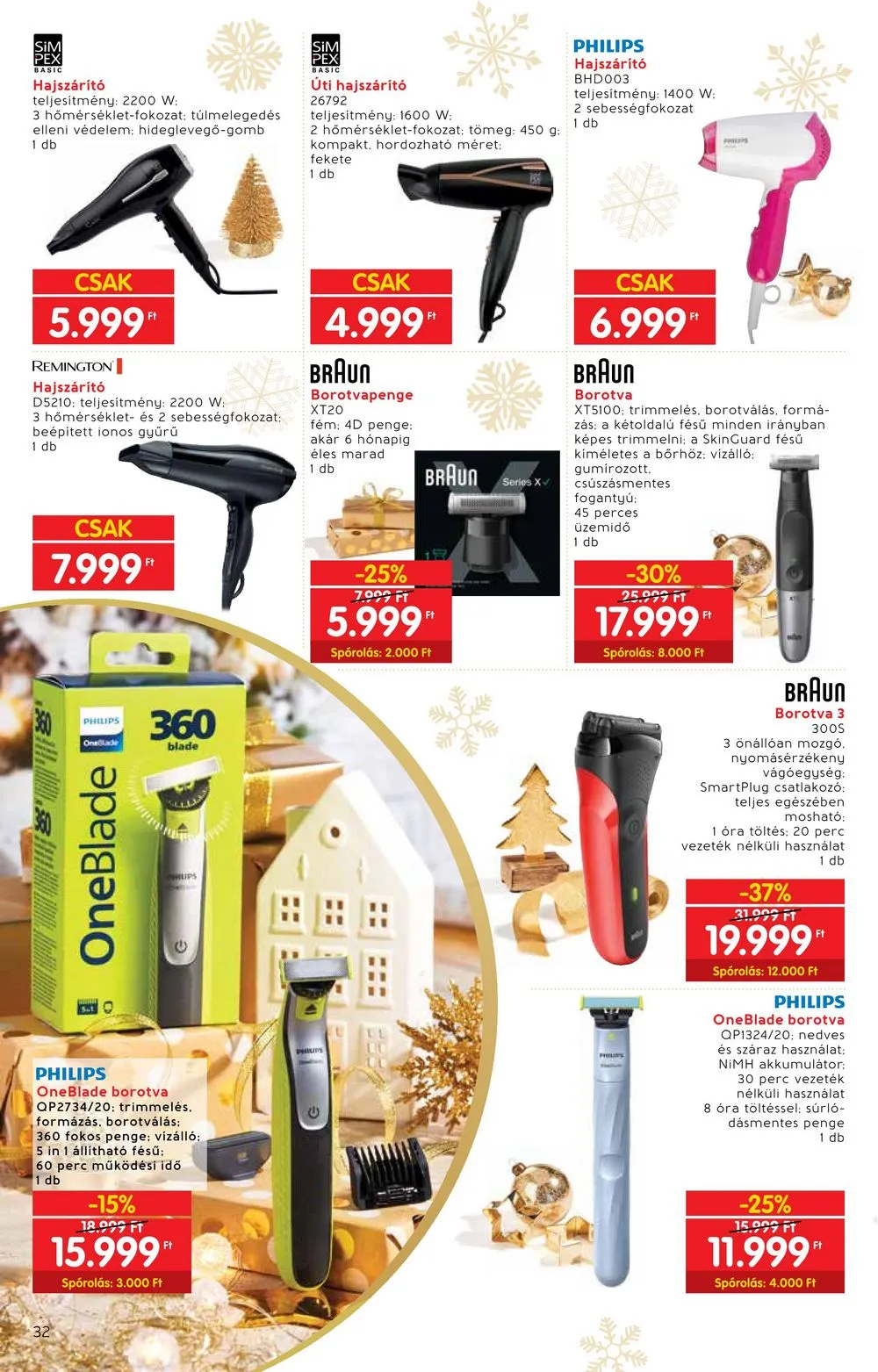 Interspar akciós újság Ajandekok 11.22–12.24 – 32. oldal