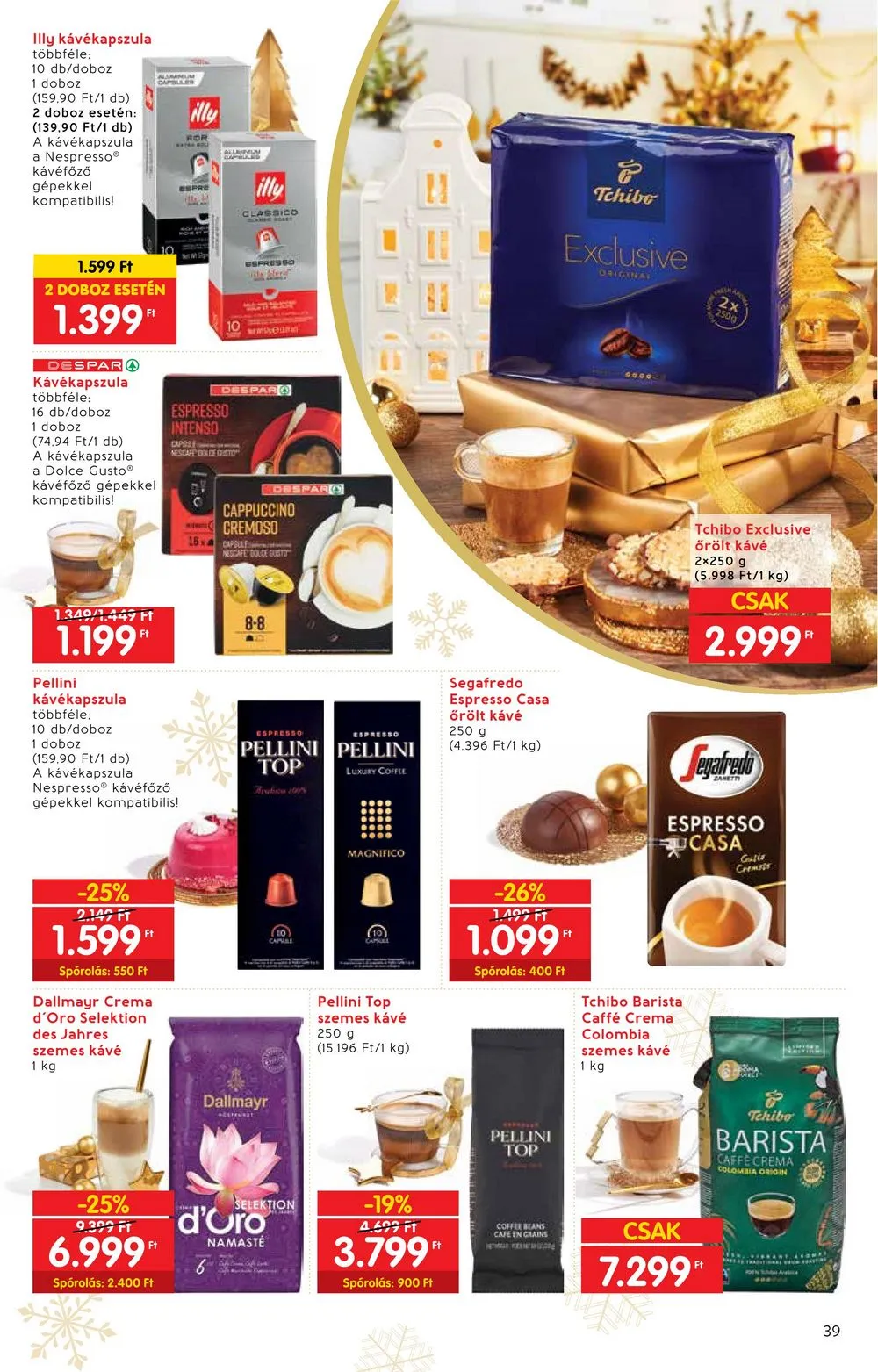 Interspar akciós újság Ajandekok 11.22–12.24 – 39. oldal