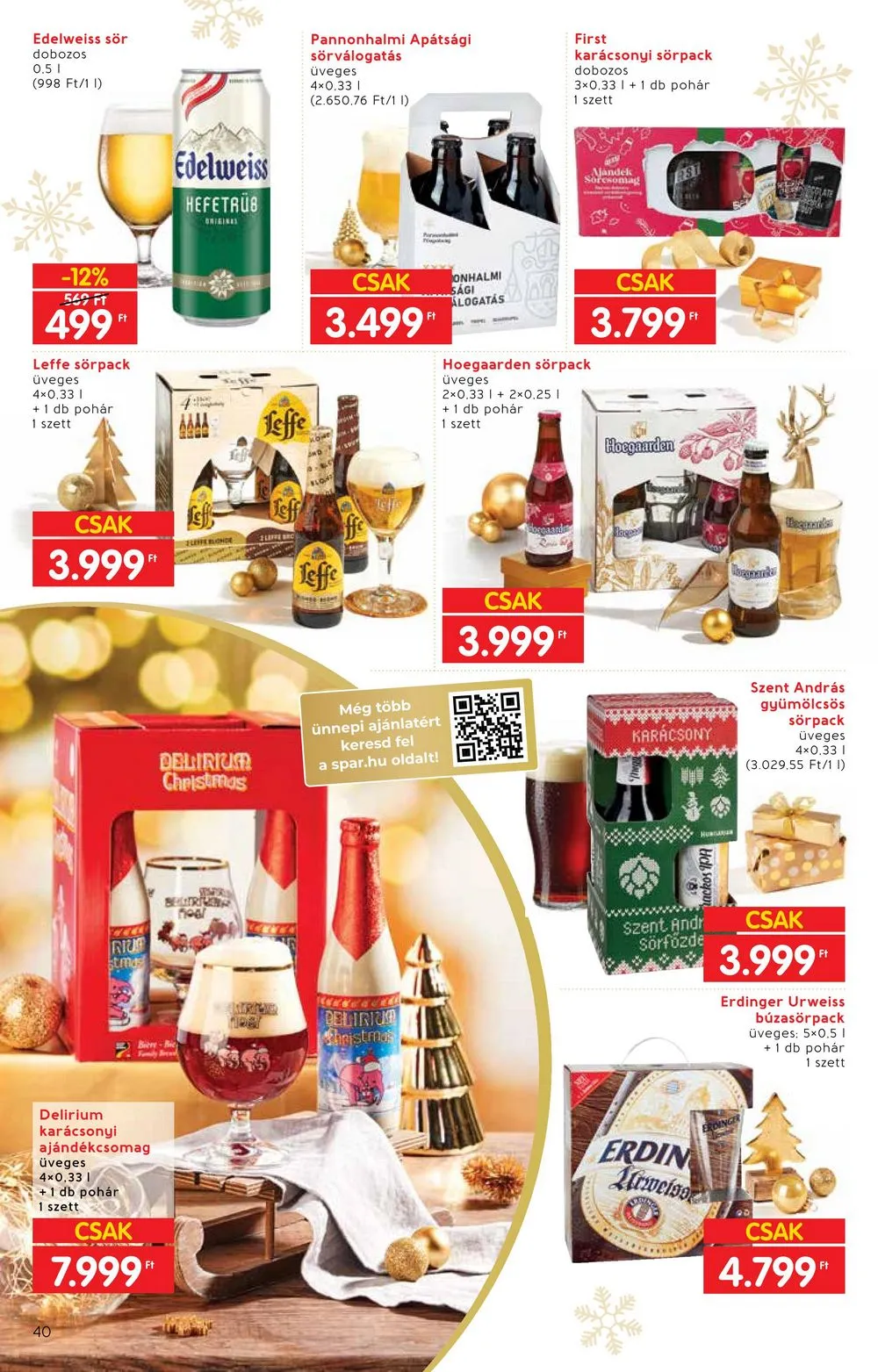 Interspar akciós újság Ajandekok 11.22–12.24 – 40. oldal