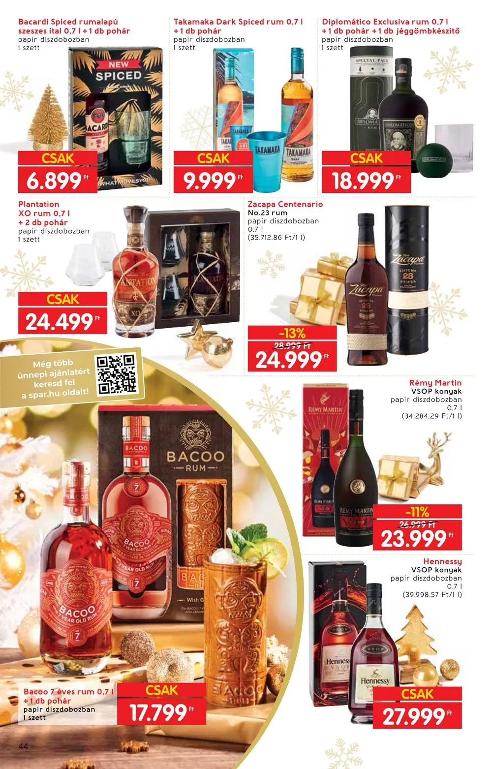 Interspar akciós újság Ajandekok 11.22–12.24 – 44. oldal