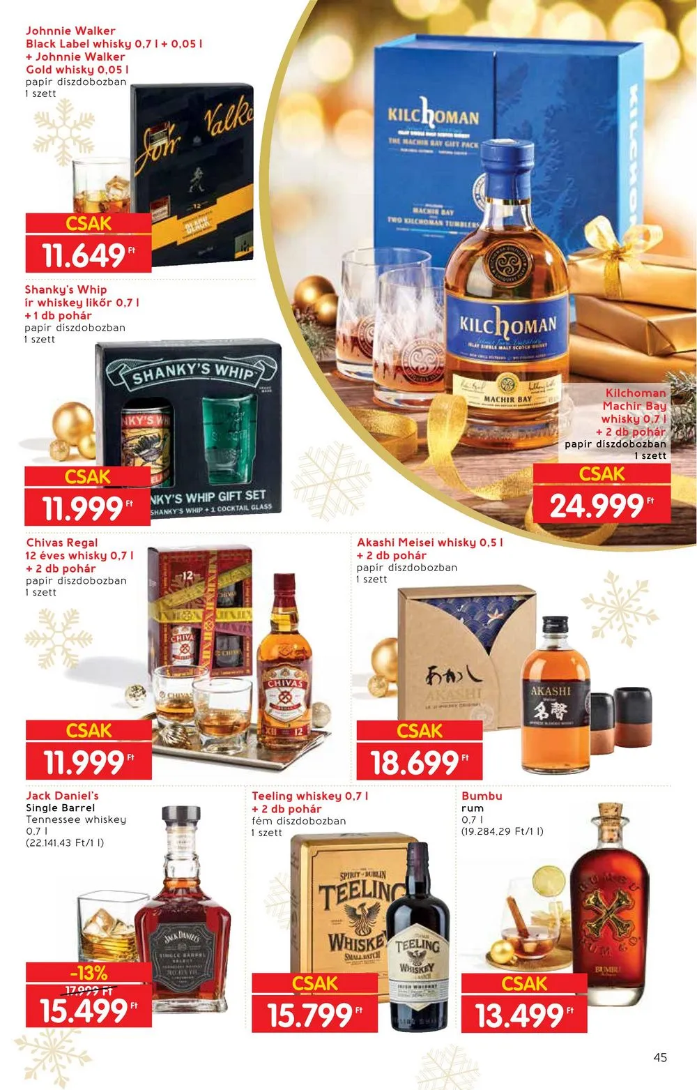 Interspar akciós újság Ajandekok 11.22–12.24 – 45. oldal