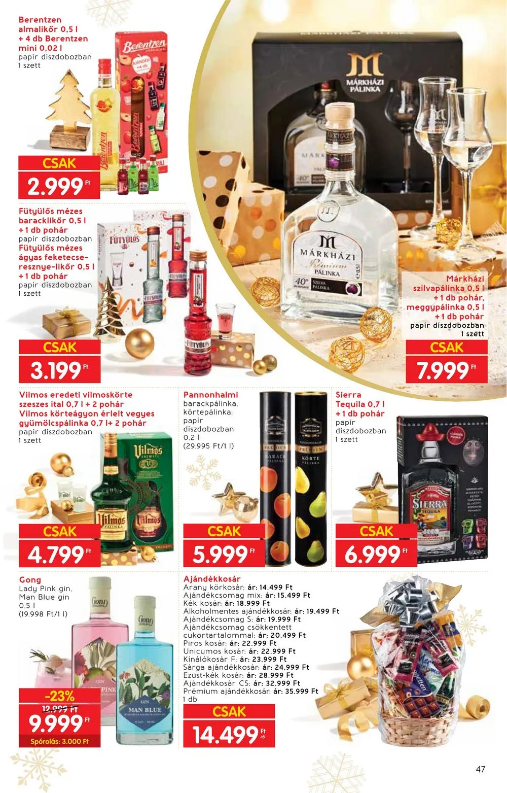 Interspar akciós újság Ajandekok 11.22–12.24 – 47. oldal