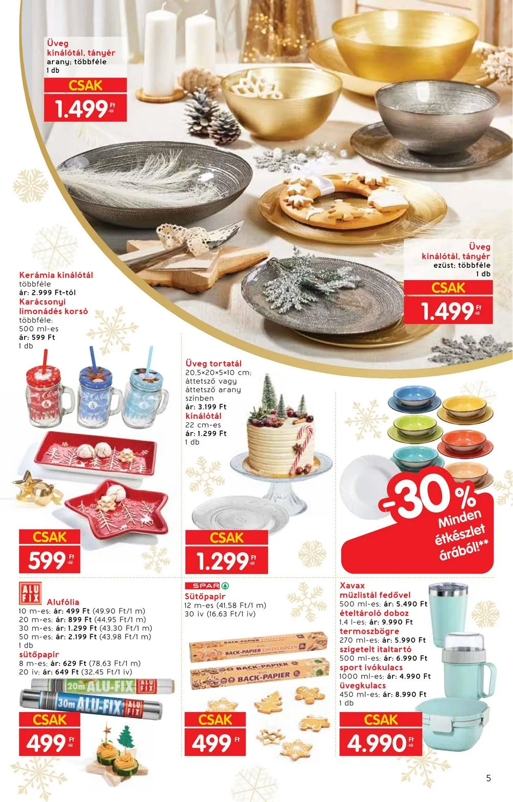 Interspar akciós újság Ajandekok 11.22–12.24 – 5. oldal