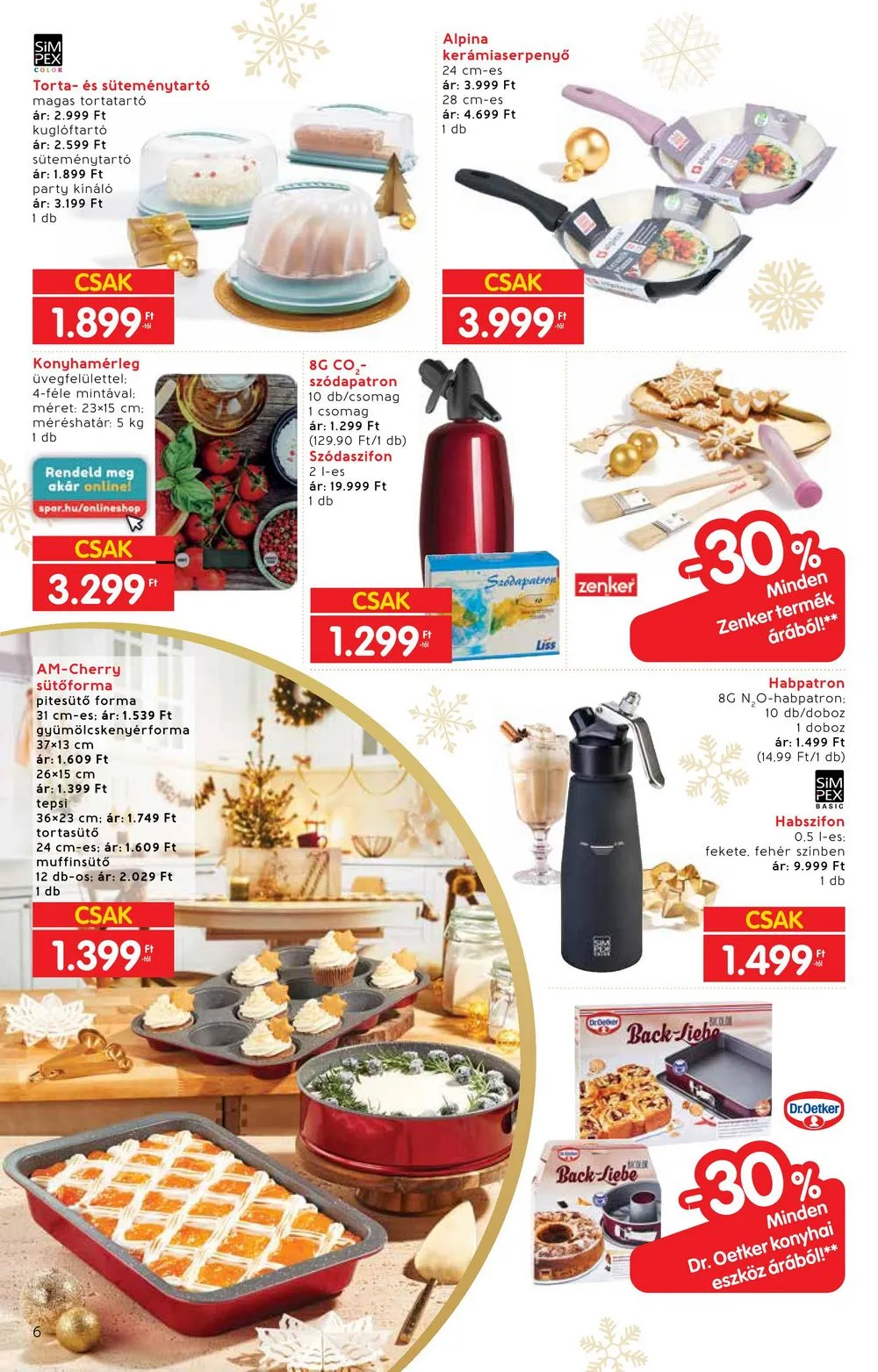 Interspar akciós újság Ajandekok 11.22–12.24 – 6. oldal