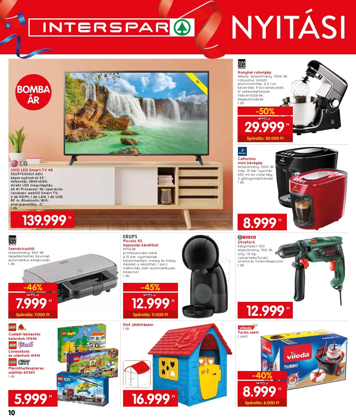 Interspar akciós újság Becsi ut 03.24–03.30 – 10. oldal