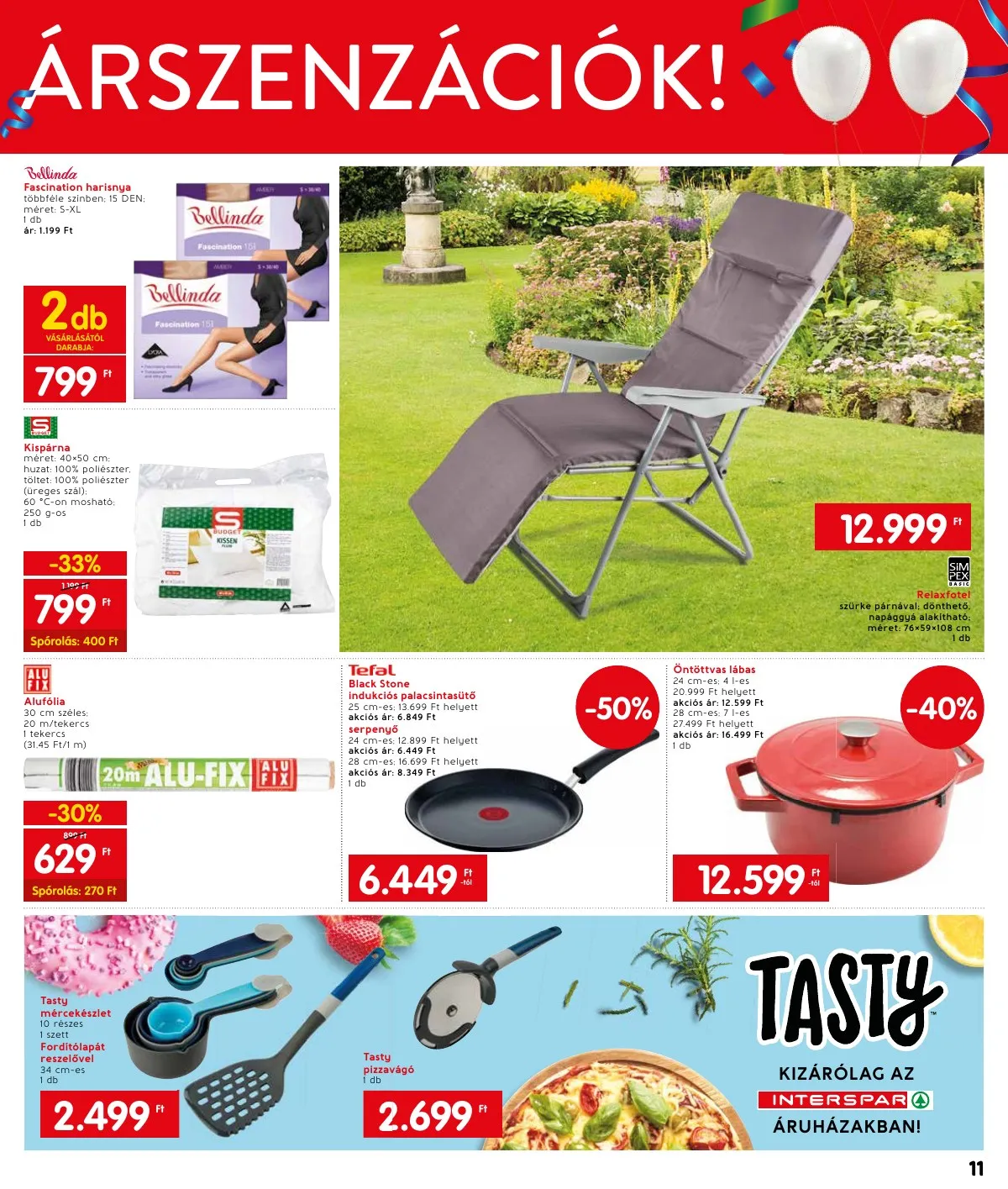 Interspar akciós újság Becsi ut 03.24–03.30 – 11. oldal