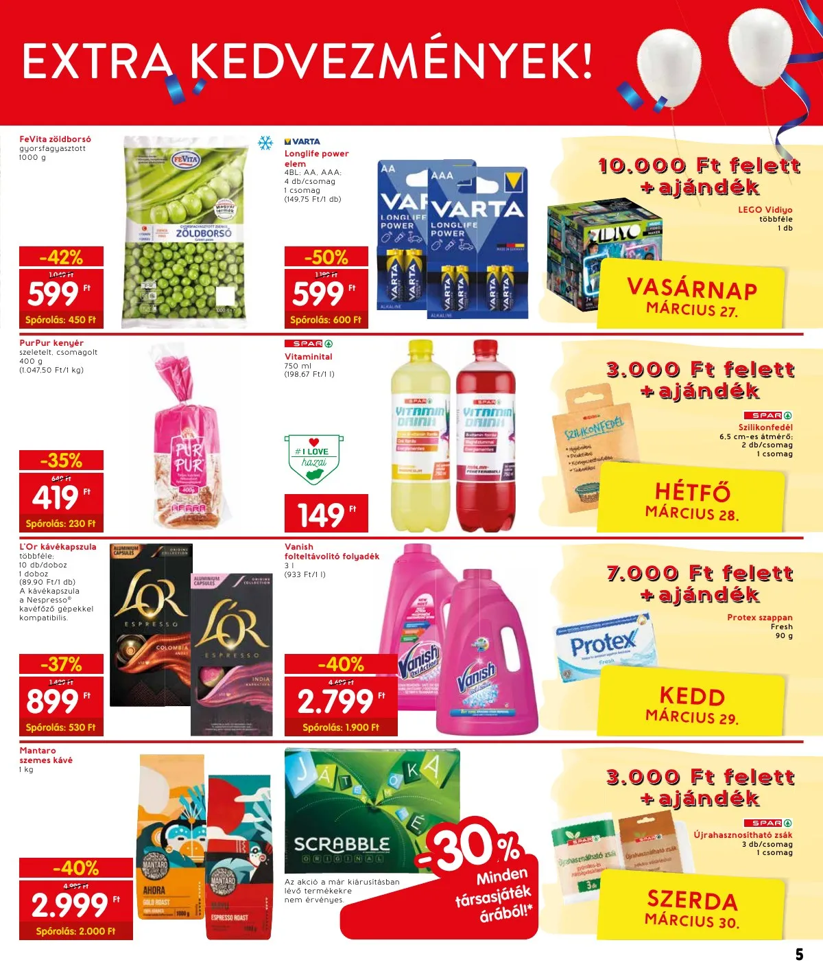 Interspar akciós újság Becsi ut 03.24–03.30 – 5. oldal