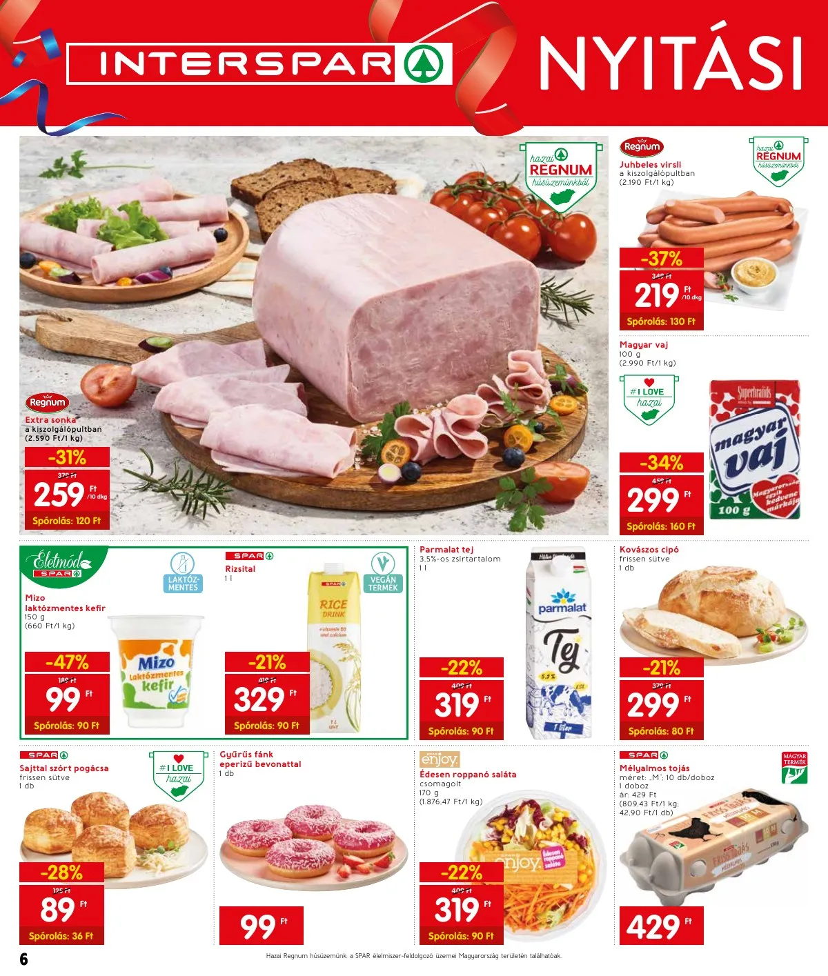 Interspar akciós újság Becsi ut 03.24–03.30 – 6. oldal