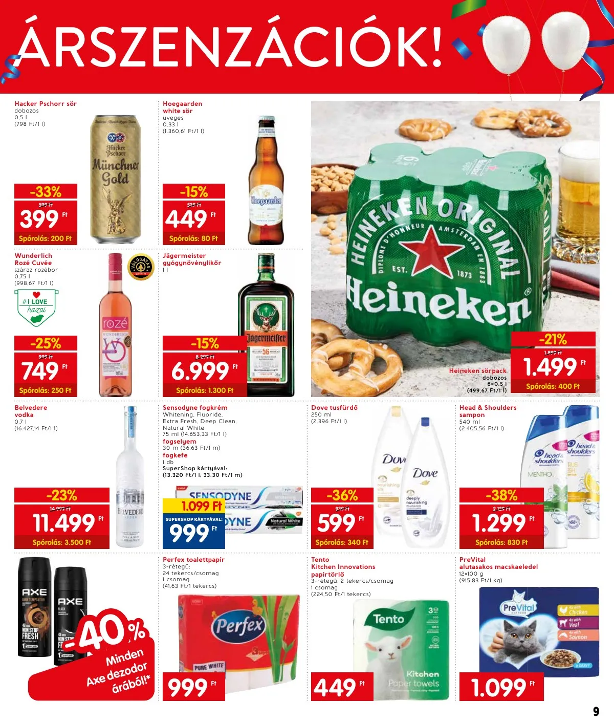 Interspar akciós újság Becsi ut 03.24–03.30 – 9. oldal