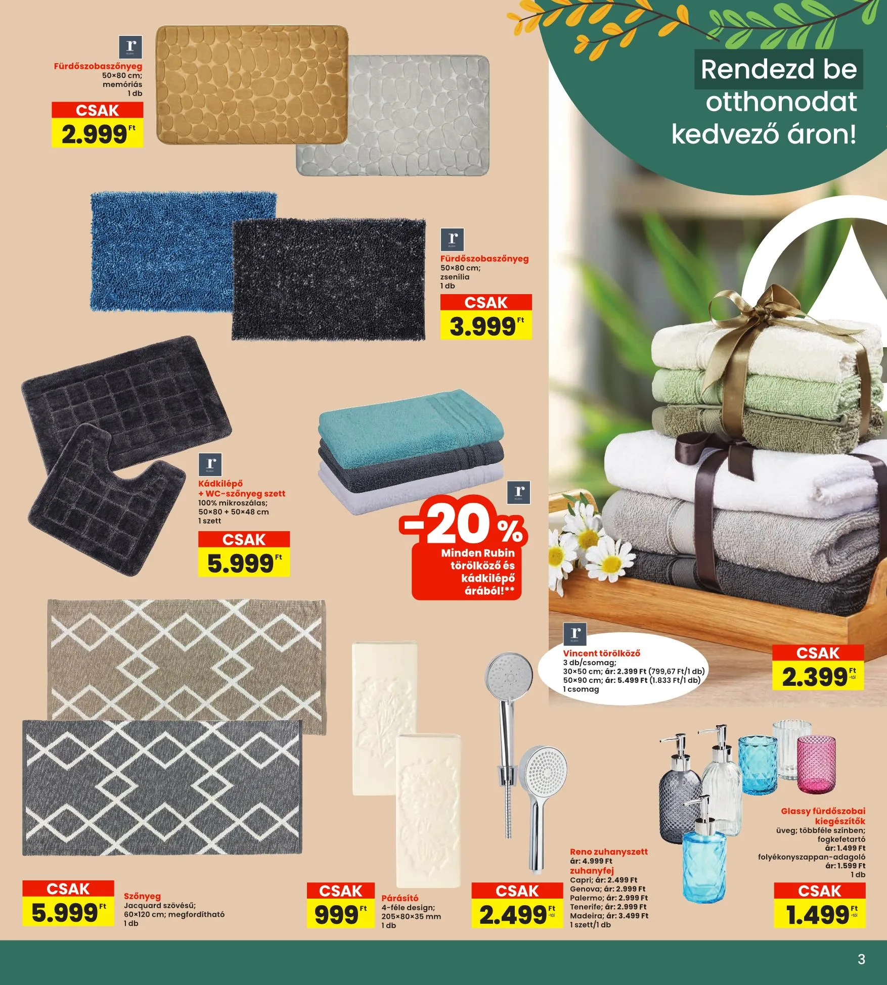 Interspar akciós újság Home 09.18–10.01 – 3. oldal