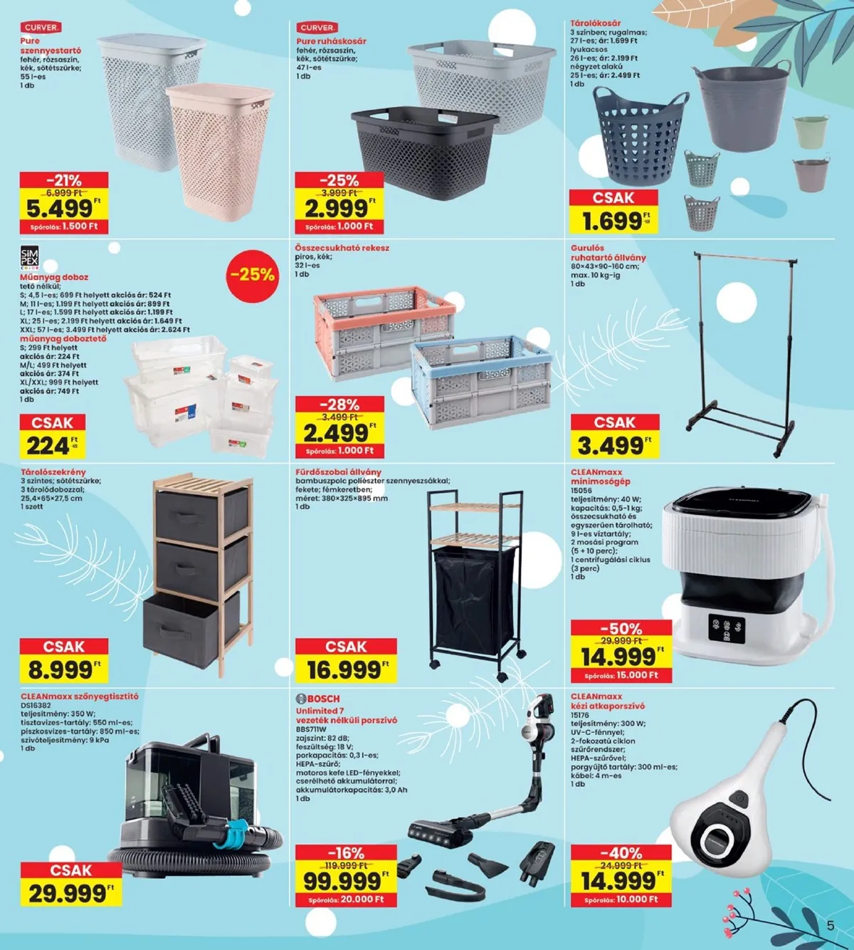 Interspar akciós újság Home 01.02–01.14 – 5. oldal