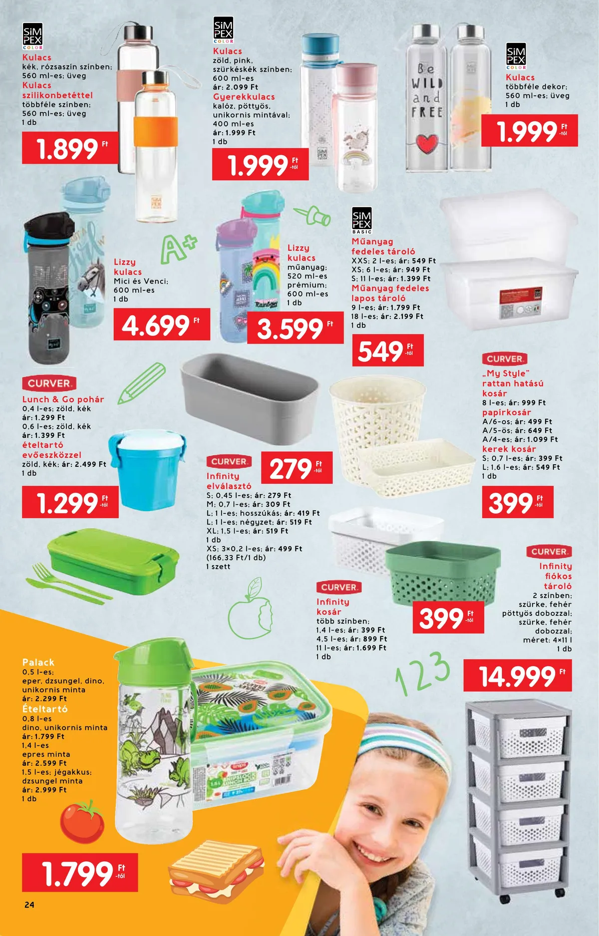 Interspar akciós újság Iskola katalógus 07.20–08.17 – 24. oldal