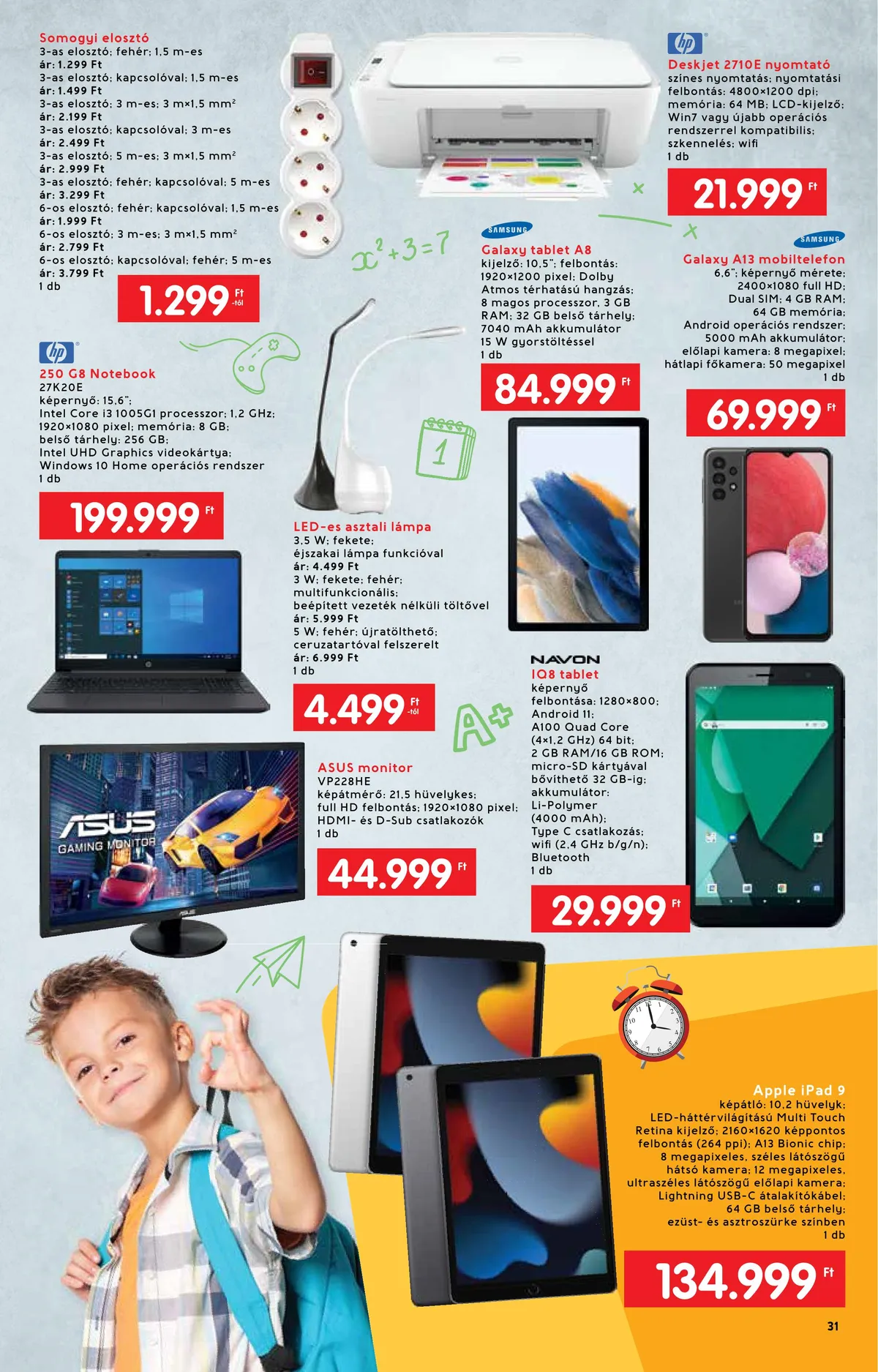 Interspar akciós újság Iskola katalógus 07.20–08.17 – 31. oldal