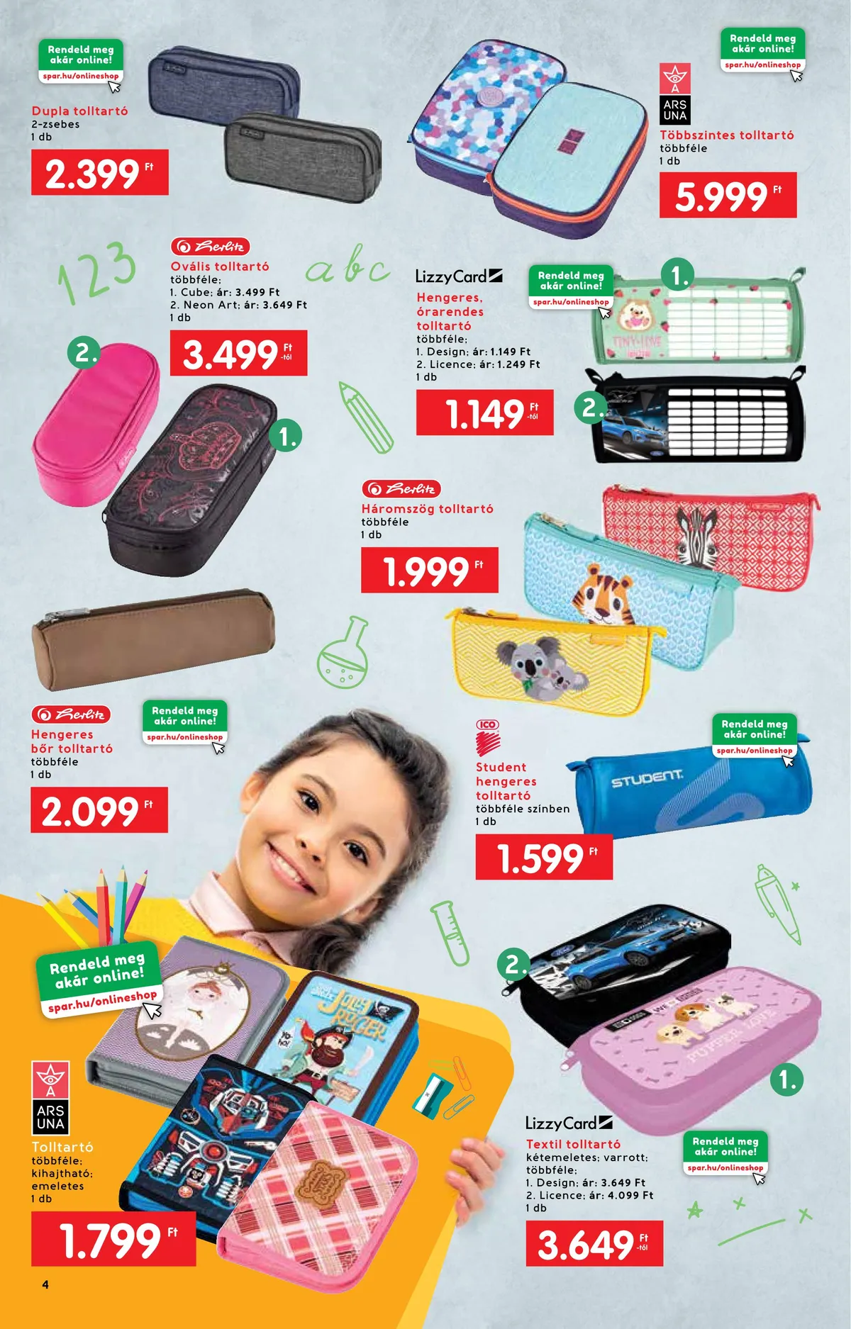 Interspar akciós újság Iskola katalógus 07.20–08.17 – 4. oldal