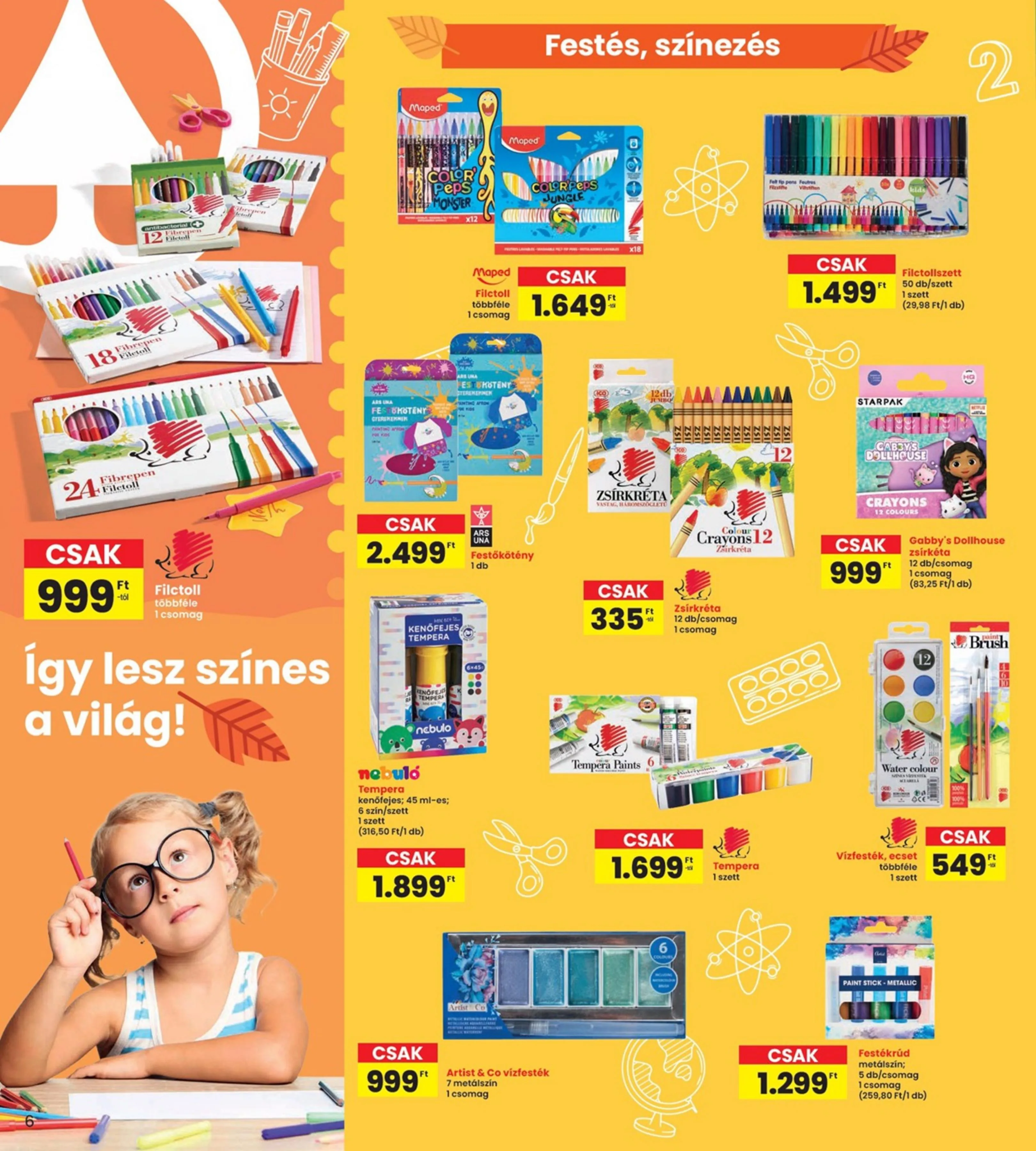 Interspar akciós újság Iskola katalógus 07.31–08.13 – 6. oldal