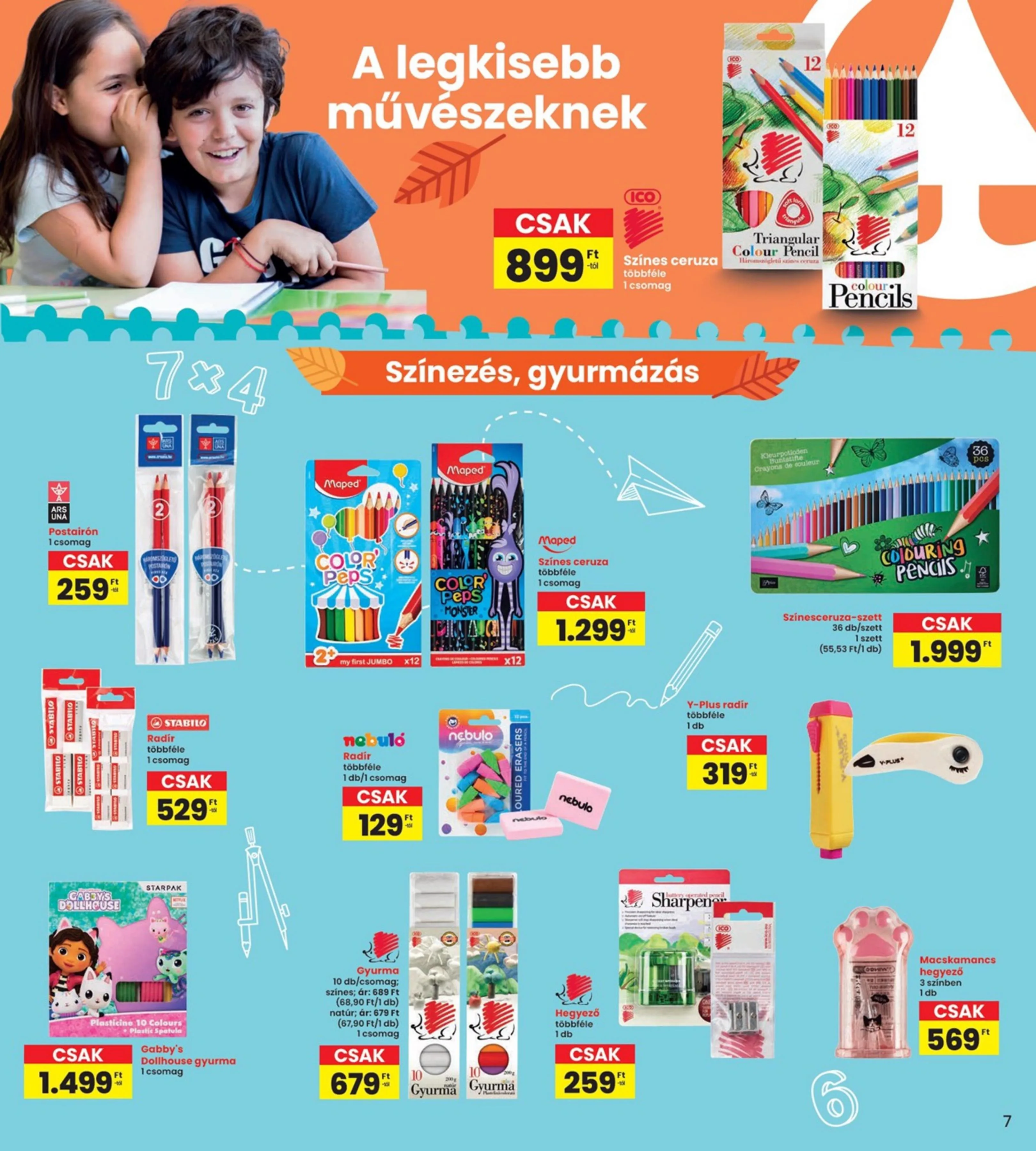 Interspar akciós újság Iskola katalógus 07.31–08.13 – 7. oldal