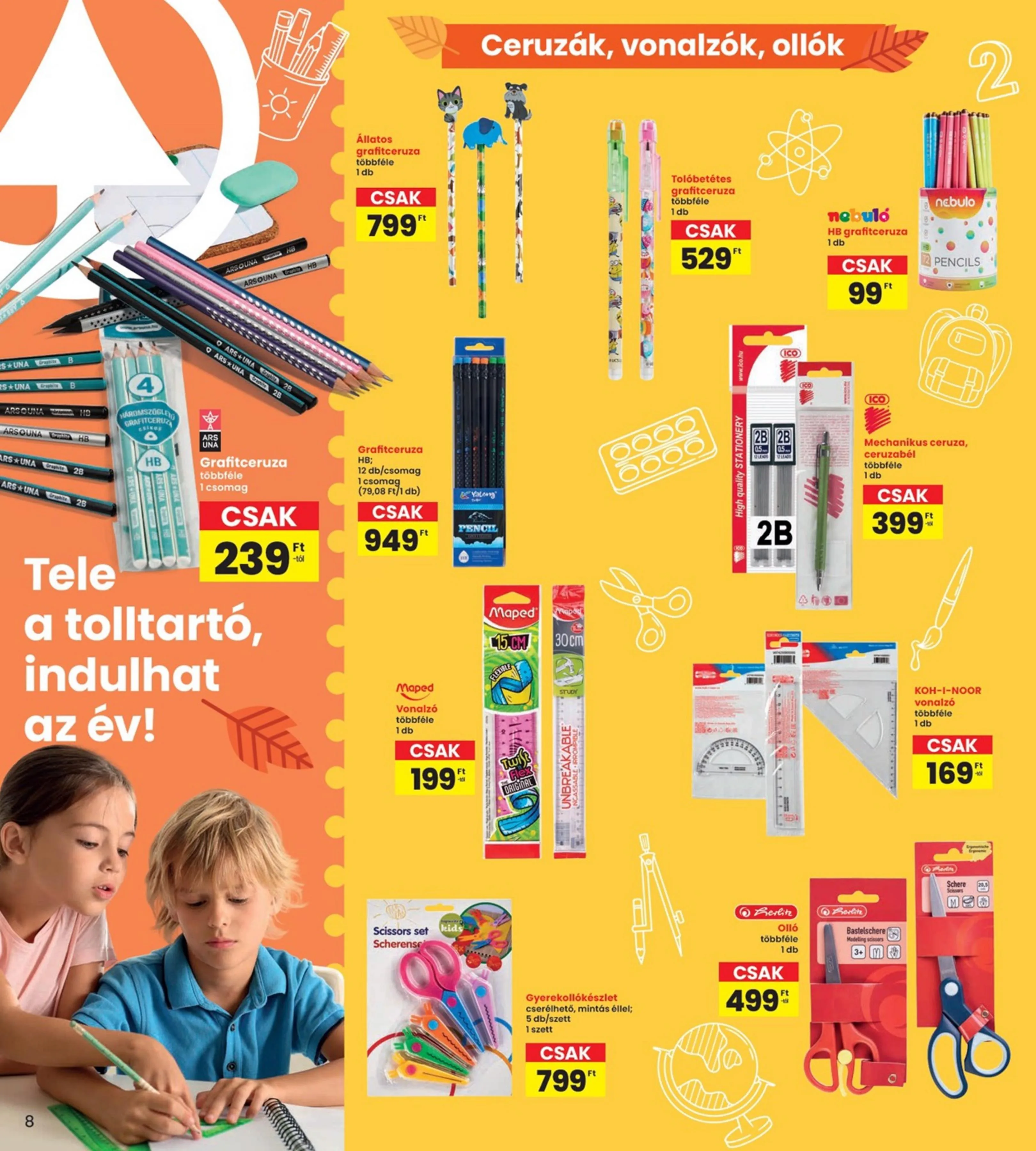 Interspar akciós újság Iskola katalógus 07.31–08.13 – 8. oldal