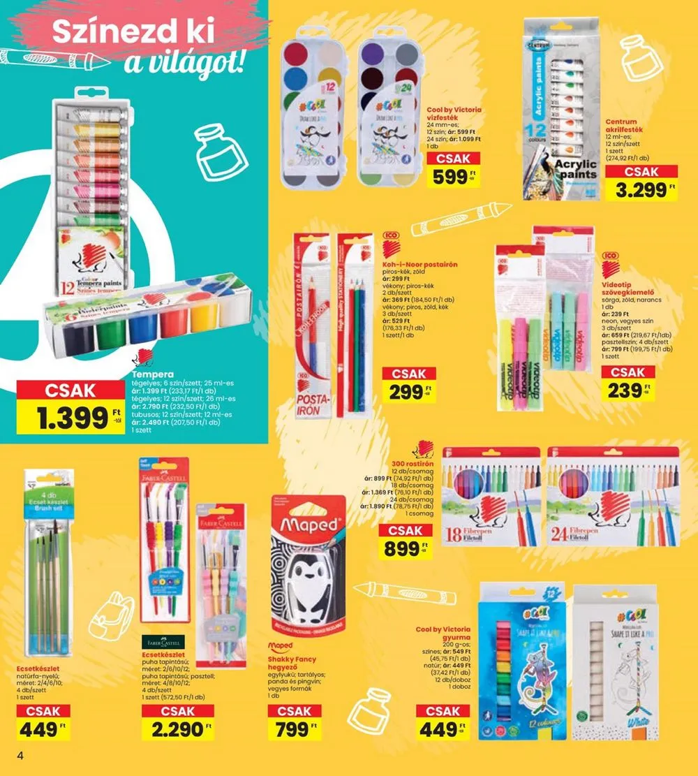 Interspar akciós újság Iskola 08.08–08.21 – 4. oldal