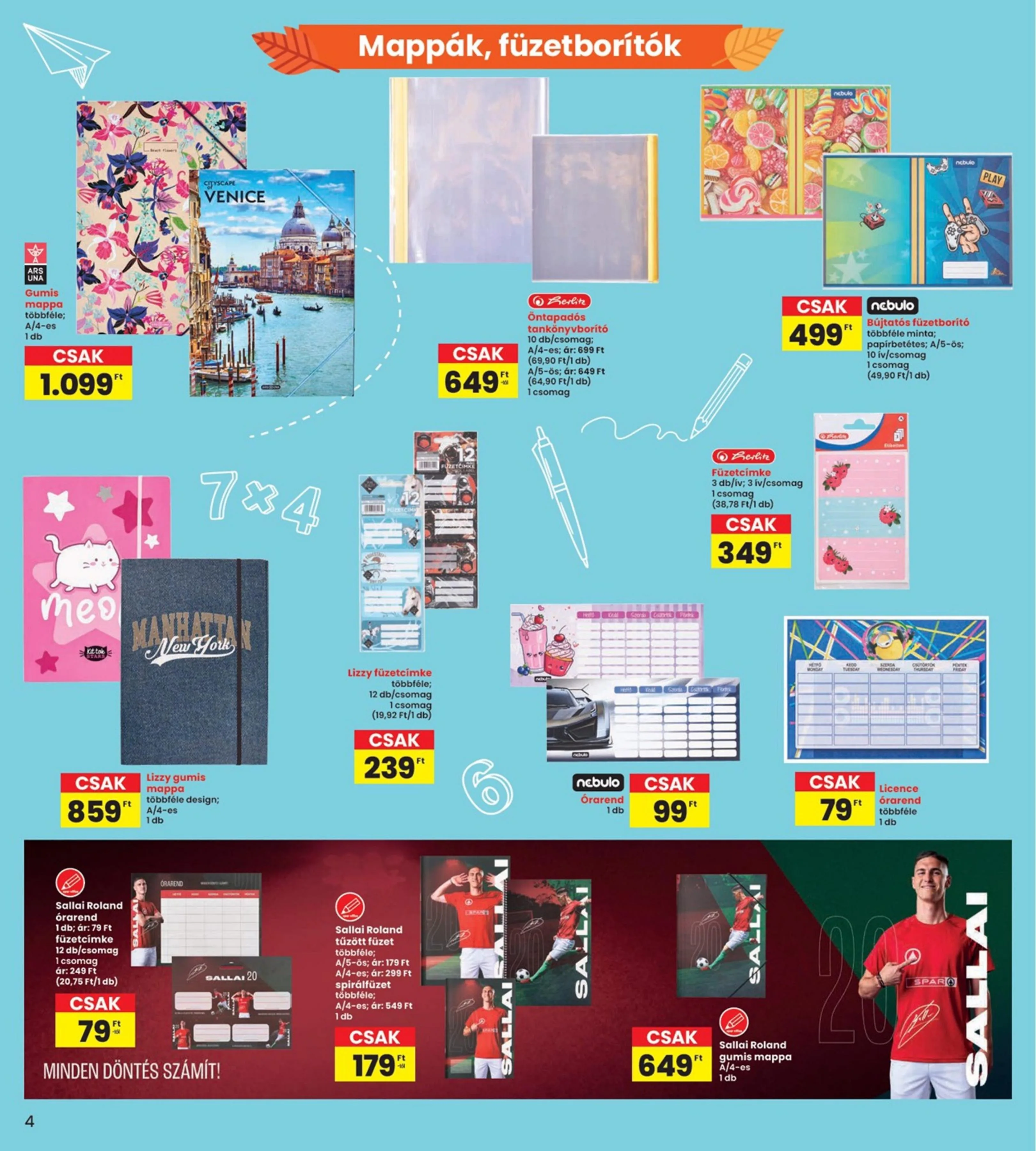 Interspar akciós újság Iskola 08.13–08.26 – 4. oldal