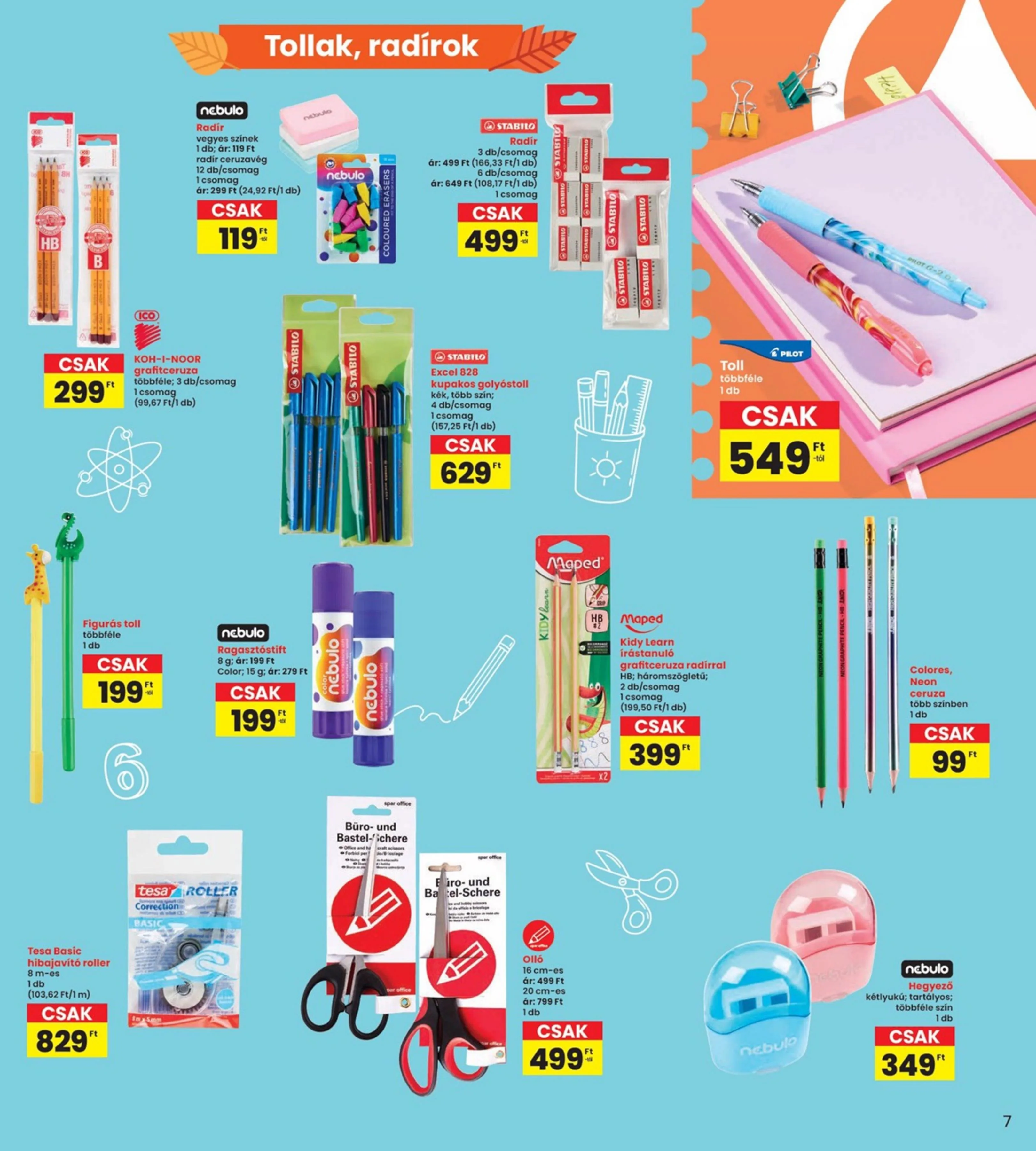 Interspar akciós újság Iskola 08.13–08.26 – 7. oldal