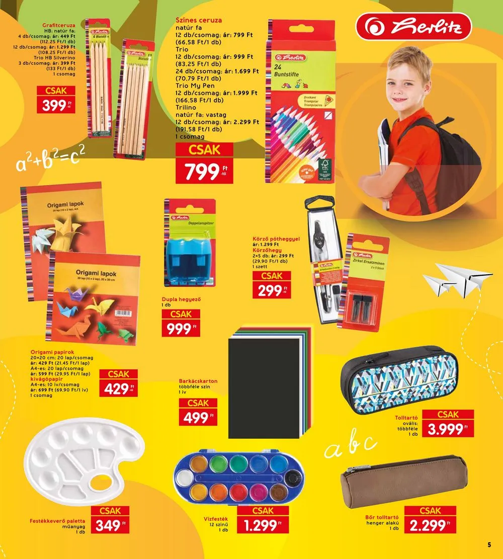 Interspar akciós újság Iskolakezdés 08.10–08.23 – 5. oldal