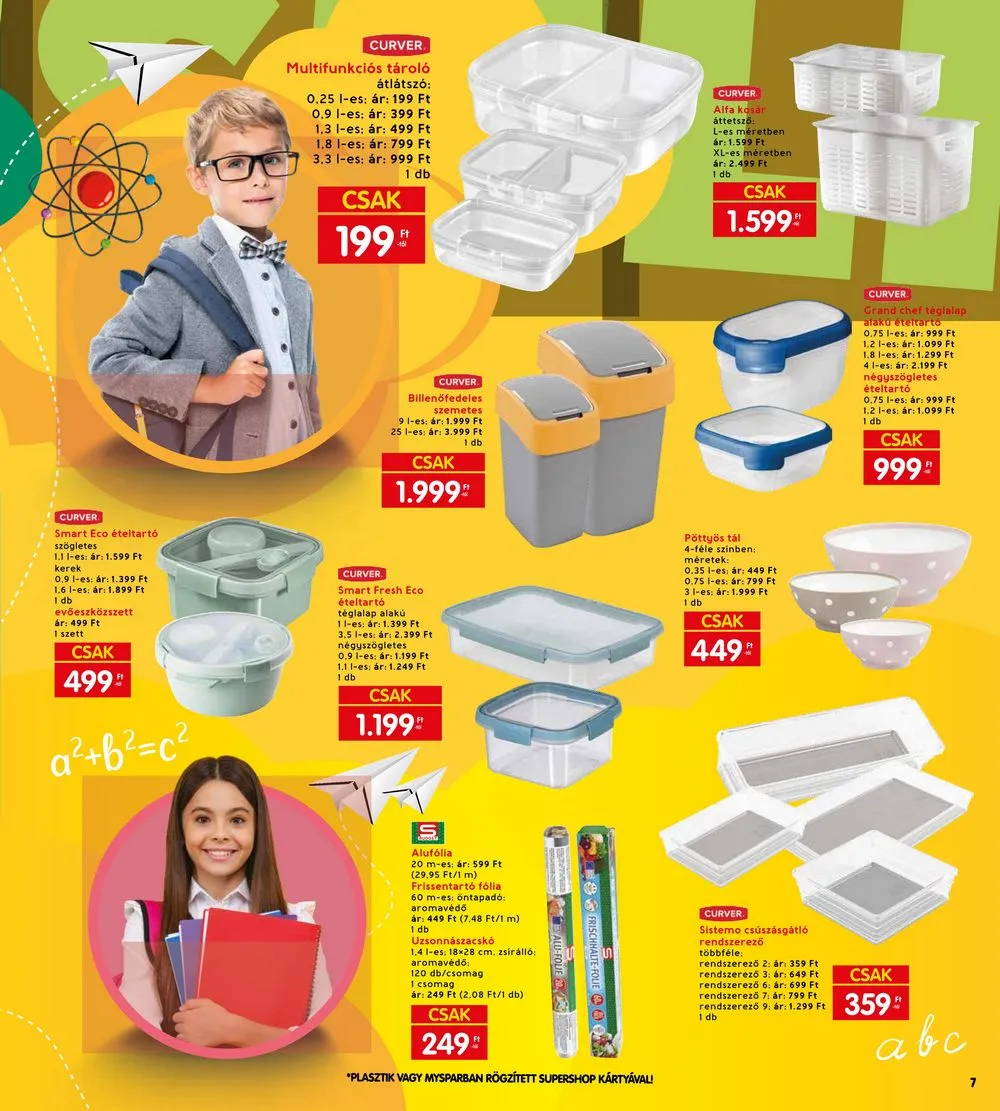 Interspar akciós újság Iskolakezdés 08.10–08.23 – 7. oldal