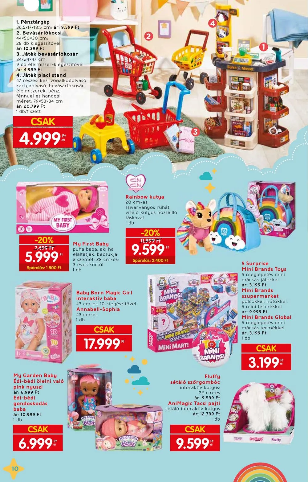 Interspar akciós újság Játék 11.15–12.24 – 10. oldal