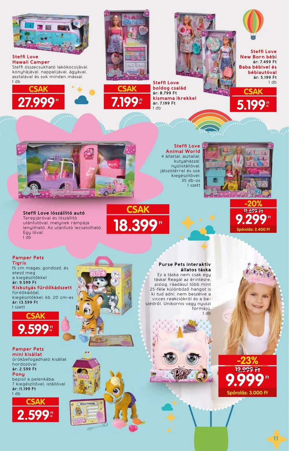 Interspar akciós újság Játék 11.15–12.24 – 11. oldal