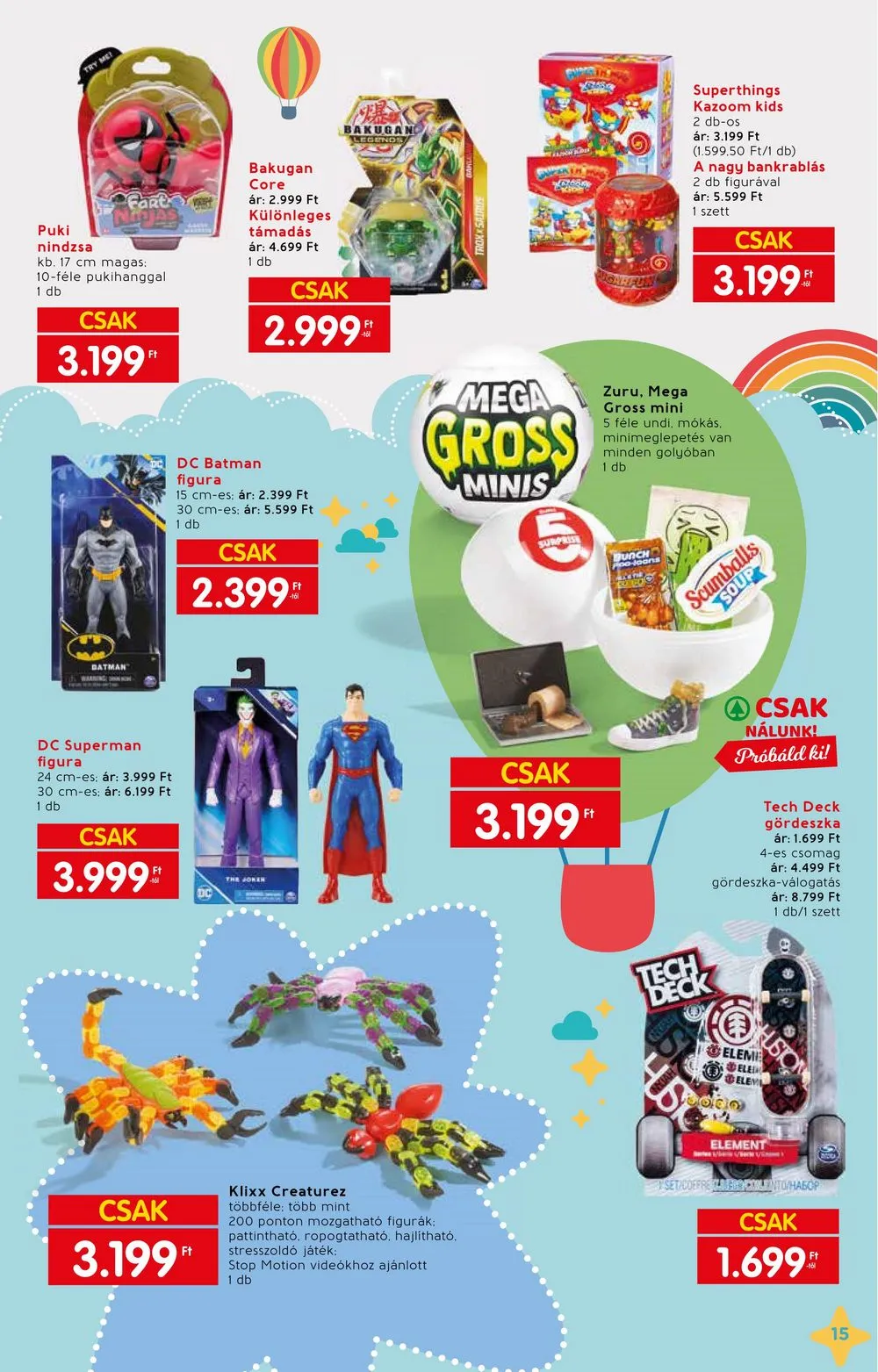 Interspar akciós újság Játék 11.15–12.24 – 15. oldal