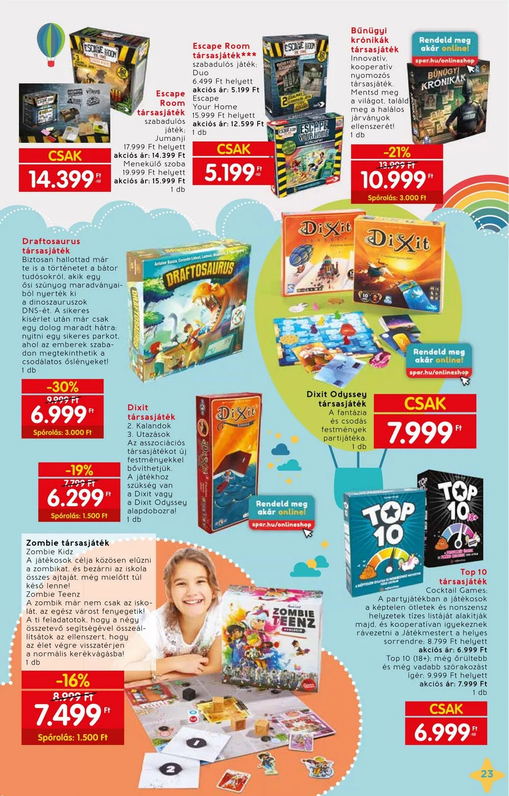 Interspar akciós újság Játék 11.15–12.24 – 23. oldal