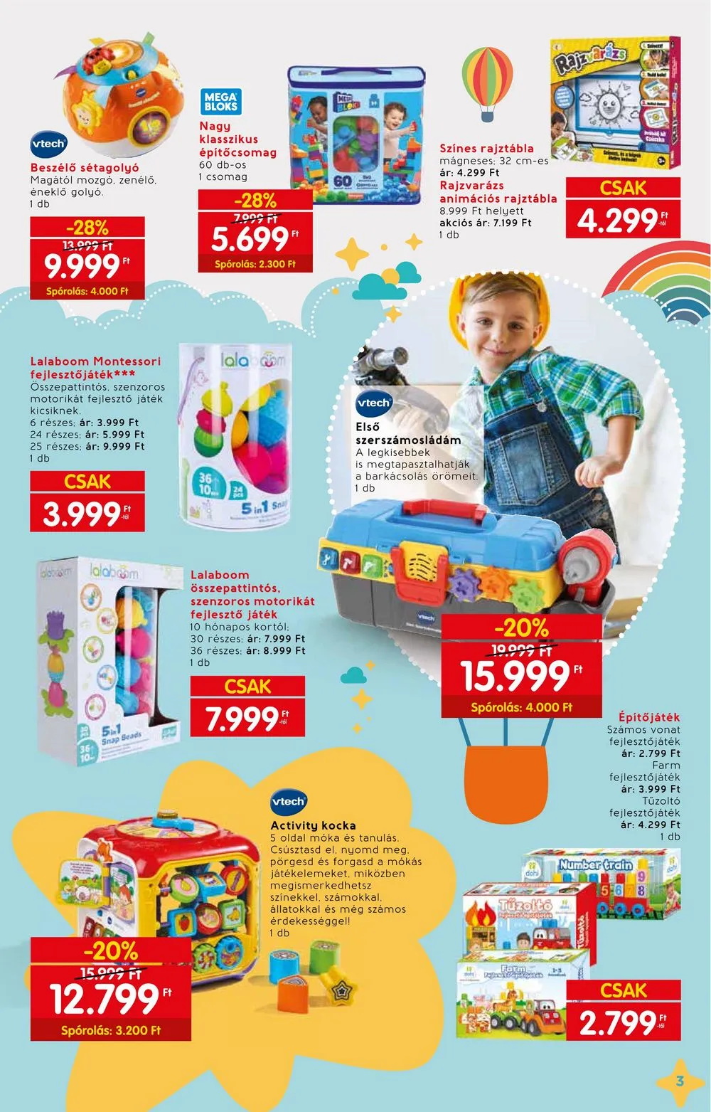 Interspar akciós újság Játék 11.15–12.24 – 3. oldal