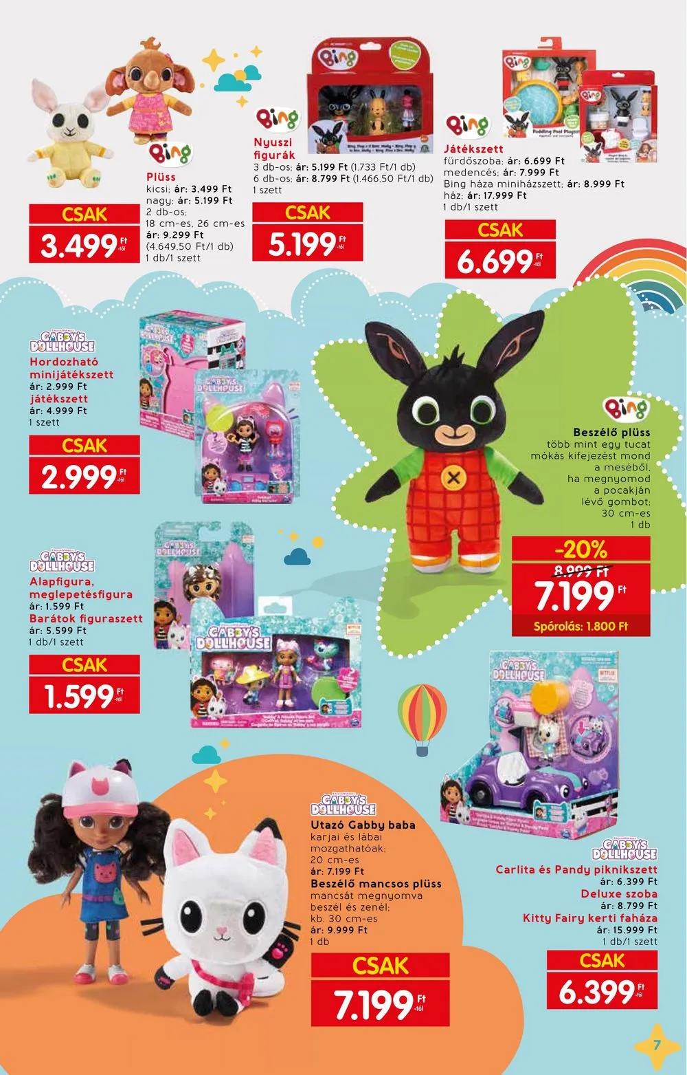 Interspar akciós újság Játék 11.15–12.24 – 7. oldal