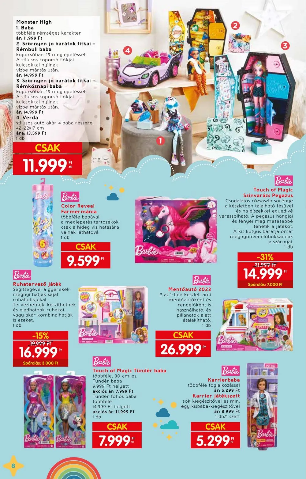 Interspar akciós újság Játék 11.15–12.24 – 8. oldal