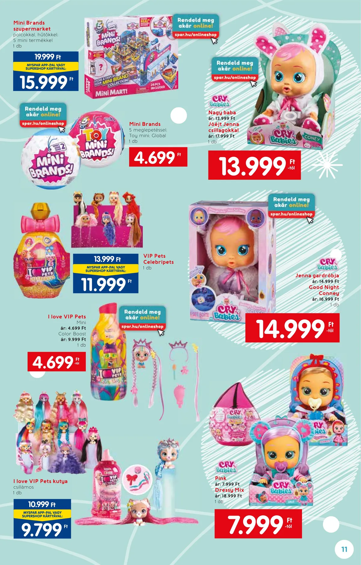 Interspar akciós újság Jatekkatalogus 11.16–12.07 – 11. oldal
