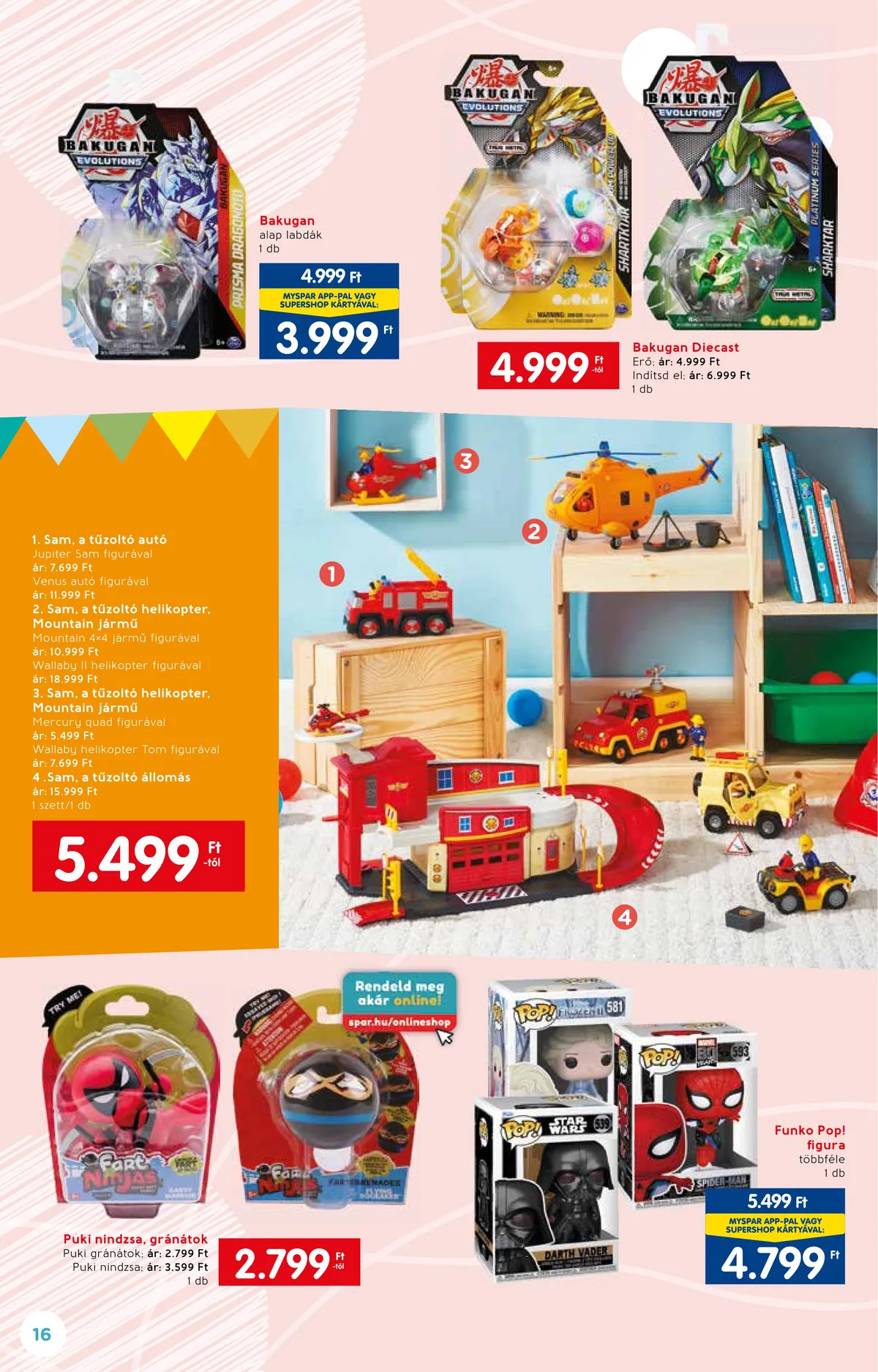 Interspar akciós újság Jatekkatalogus 11.16–12.07 – 16. oldal