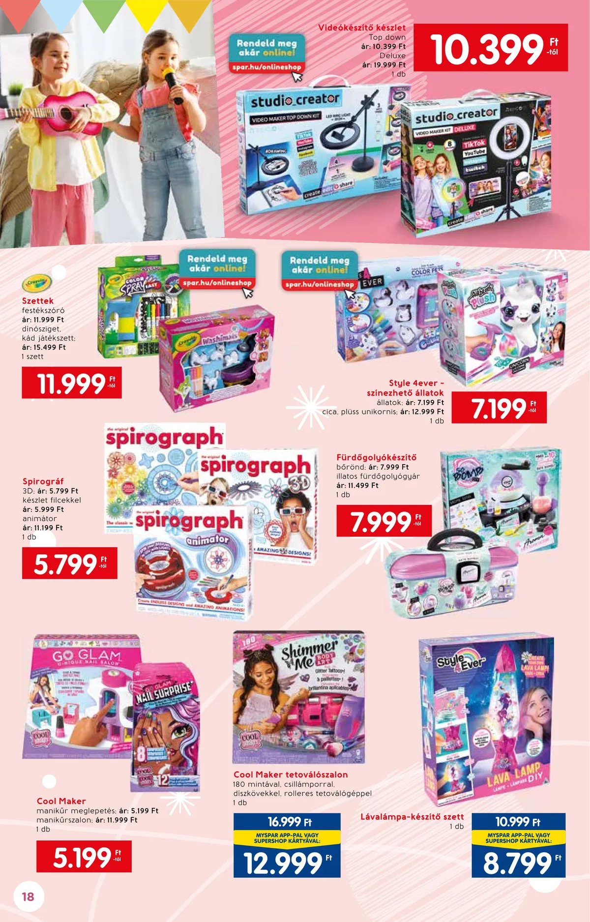 Interspar akciós újság Jatekkatalogus 11.16–12.07 – 18. oldal