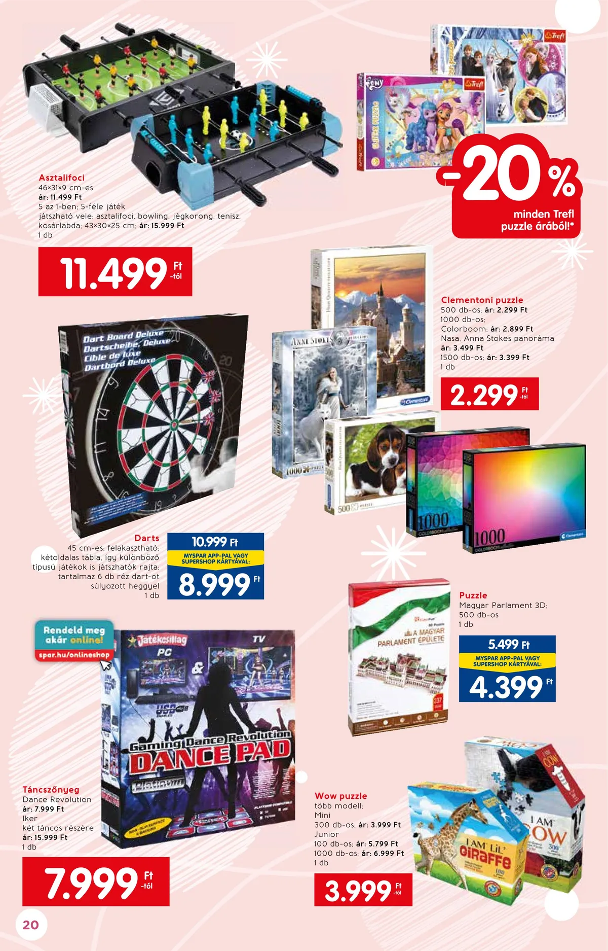 Interspar akciós újság Jatekkatalogus 11.16–12.07 – 20. oldal