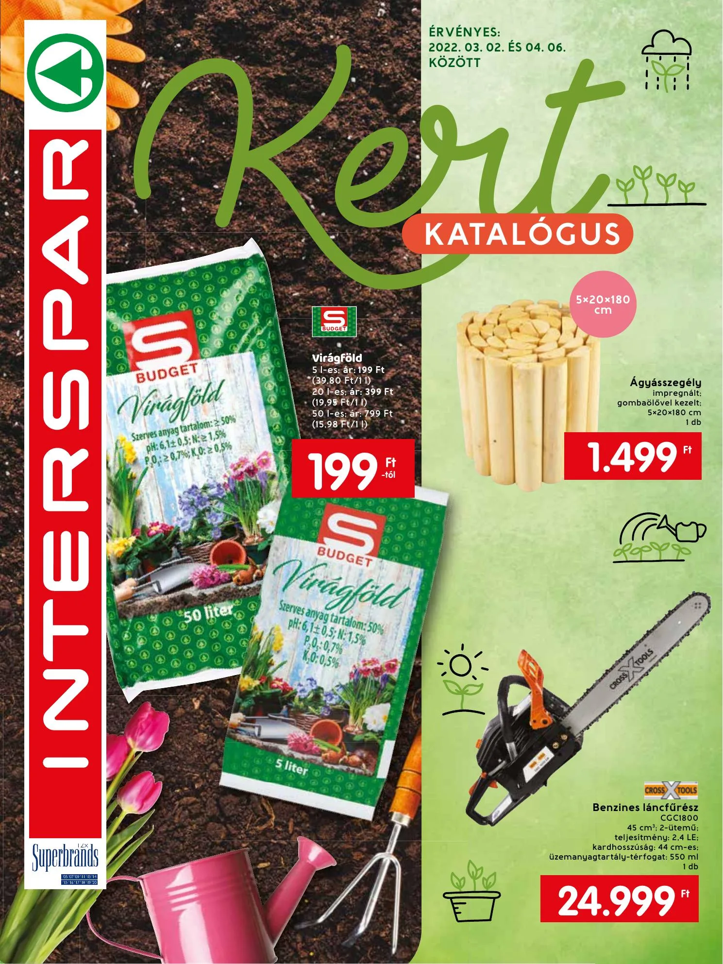 Interspar akciós újság Kert 03.02–04.06