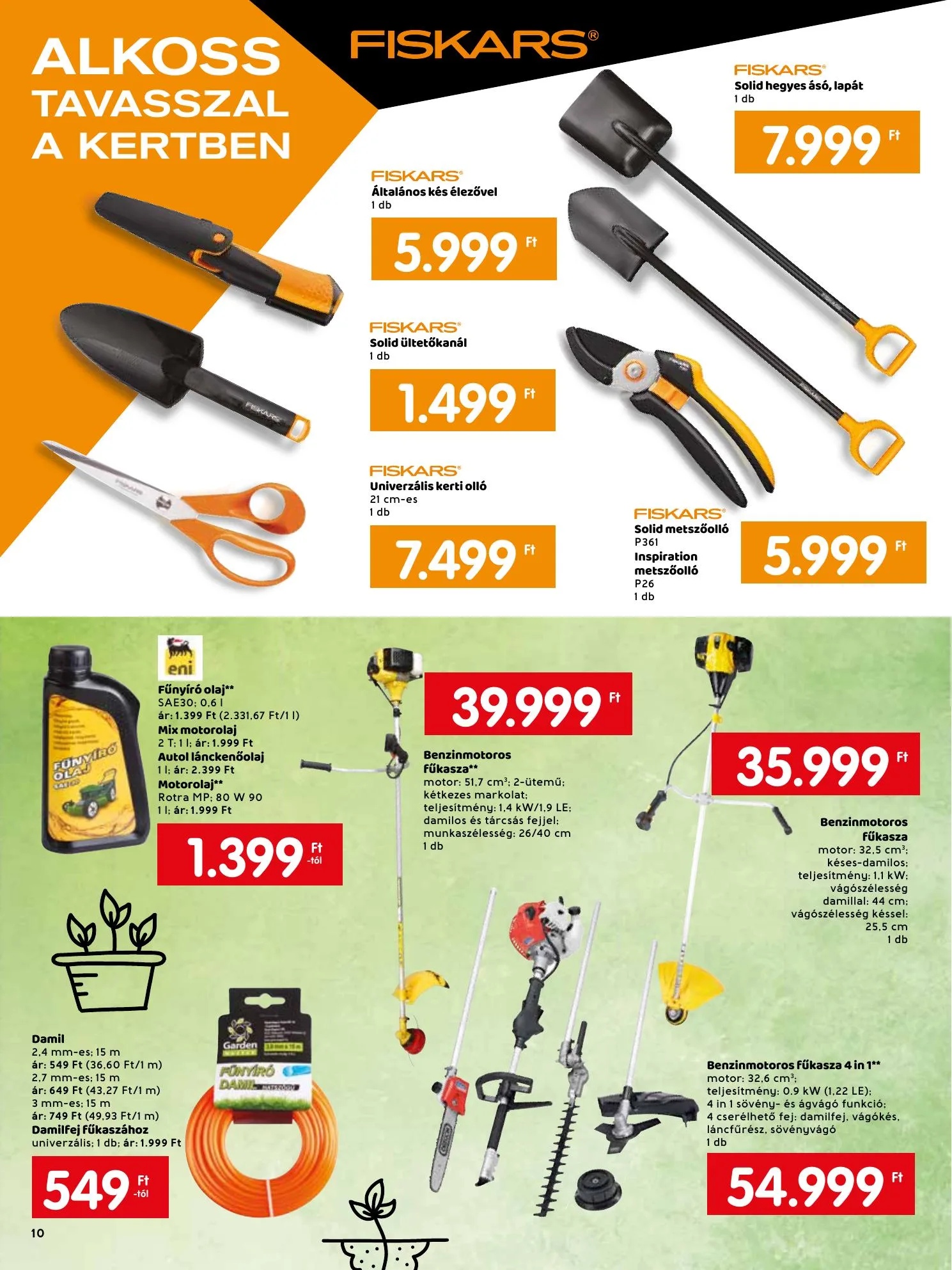 Interspar akciós újság Kert 03.02–04.06 – 10. oldal