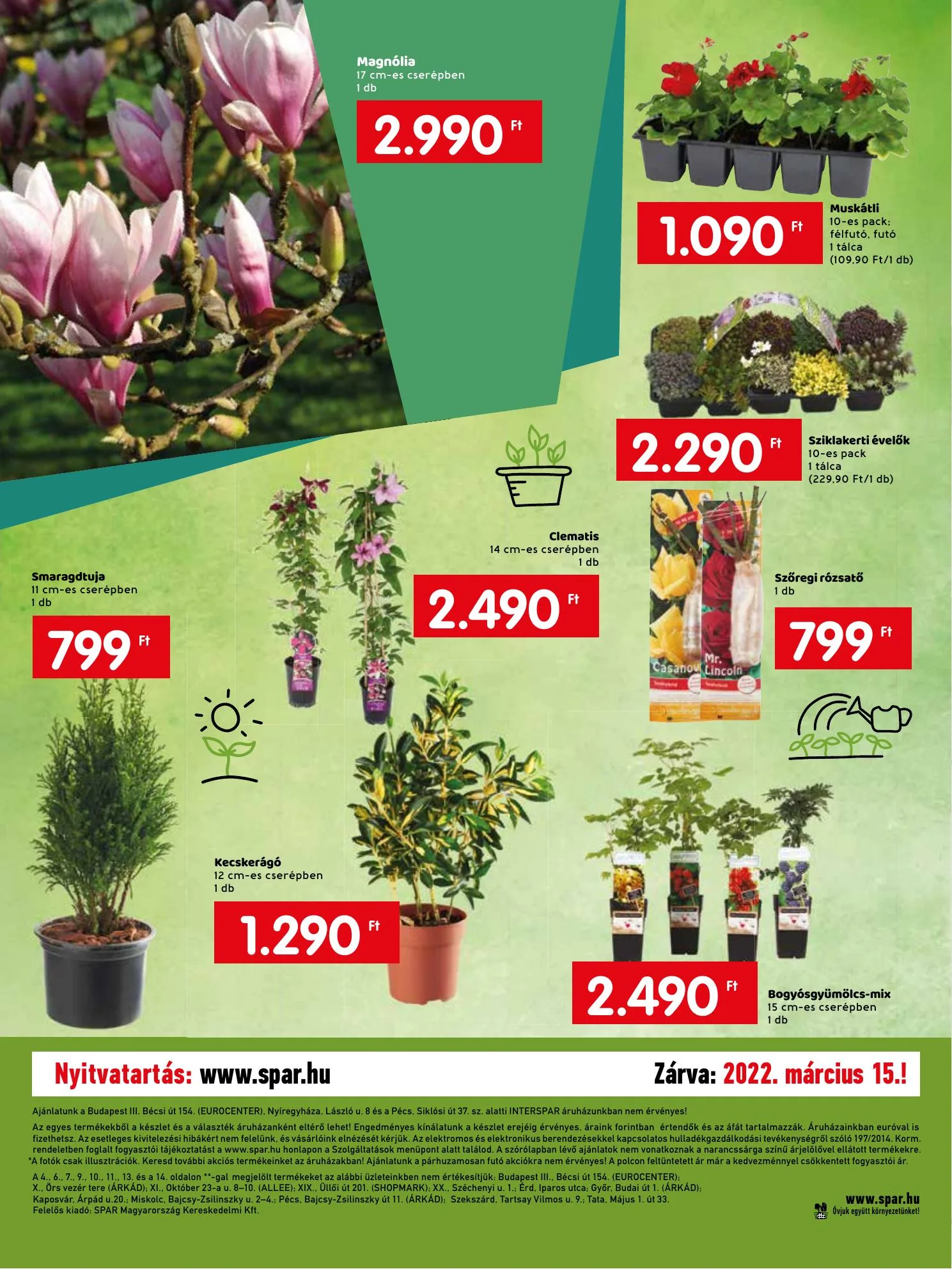 Interspar akciós újság Kert 03.02–04.06 – 16. oldal